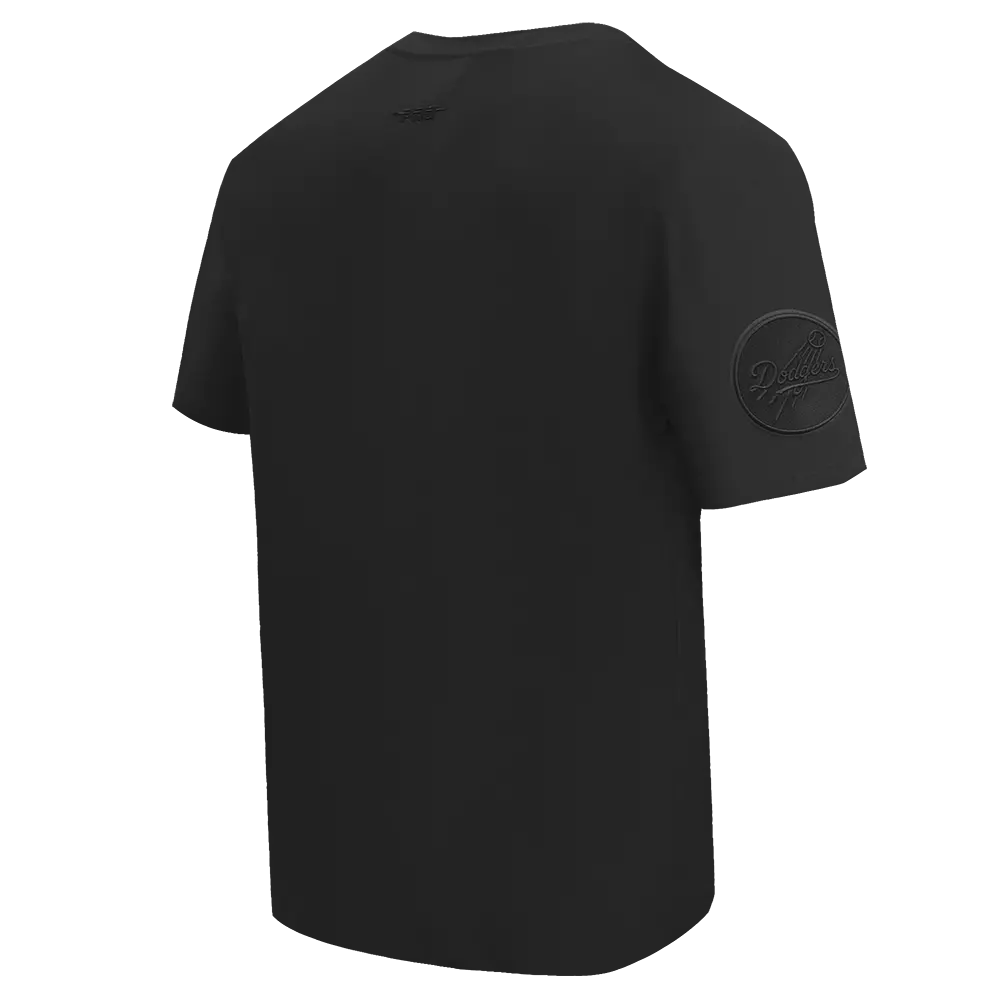 Pro Standard Men's MLB Los Angeles Dodgers Neutral Drop Shoulder Top - Black - BLACK