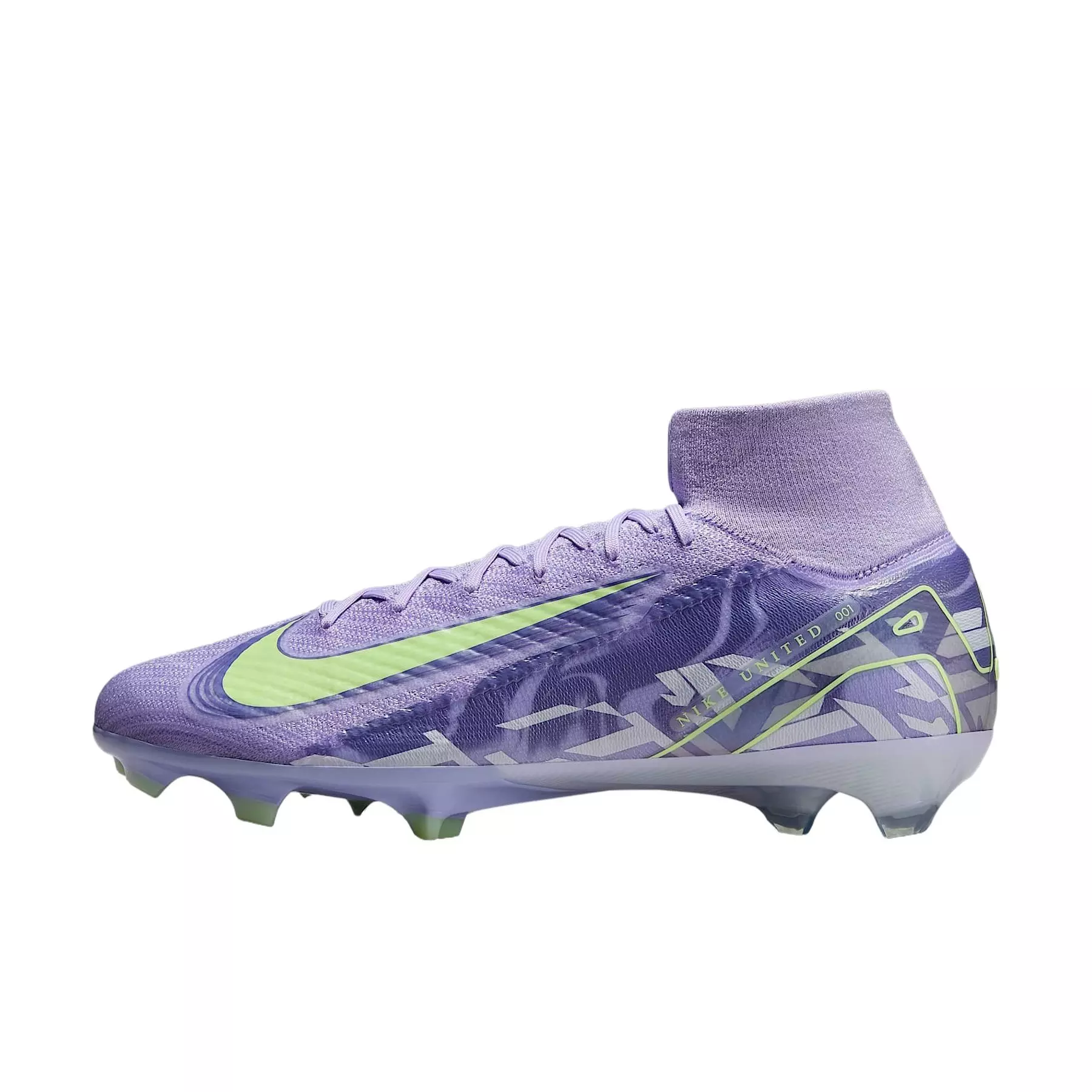 Nike Mercurial Superfly 10 Elite FG "Purple Agate/Barely Volt" Men's Soccer Cleat - PURPLE/VOLT