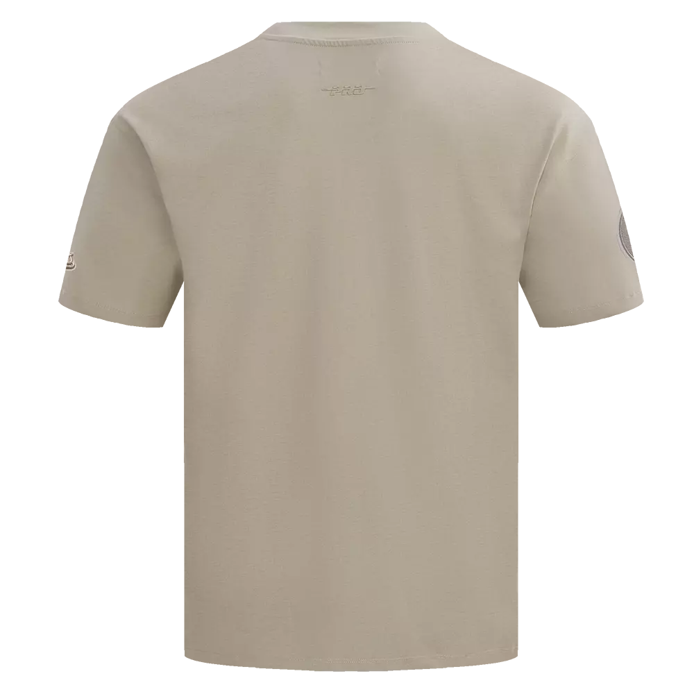 Pro Standard Men's MLB Los Angeles Dodgers Neutral Drop Shoulder Top - Taupe - TAUPE