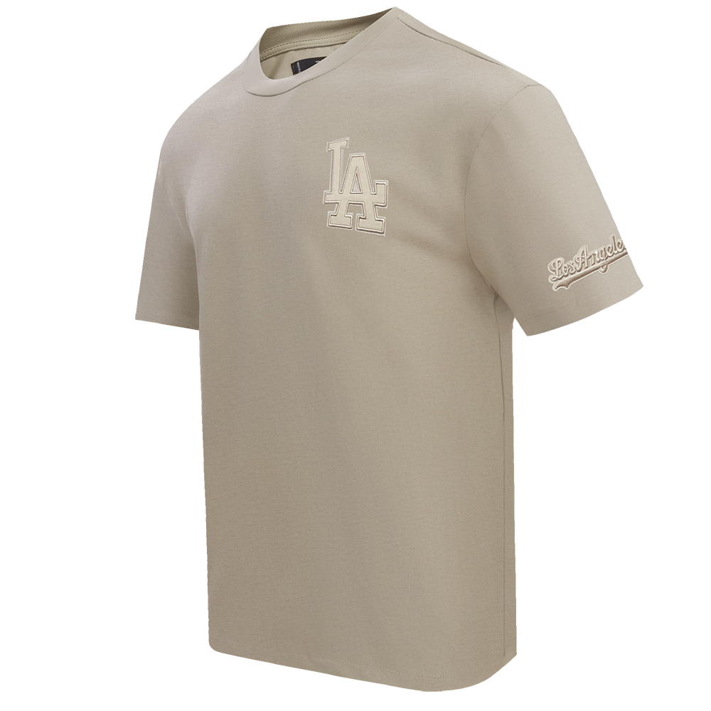 Pro Standard Men's MLB Los Angeles Dodgers Neutral Drop Shoulder Top - Taupe - TAUPE