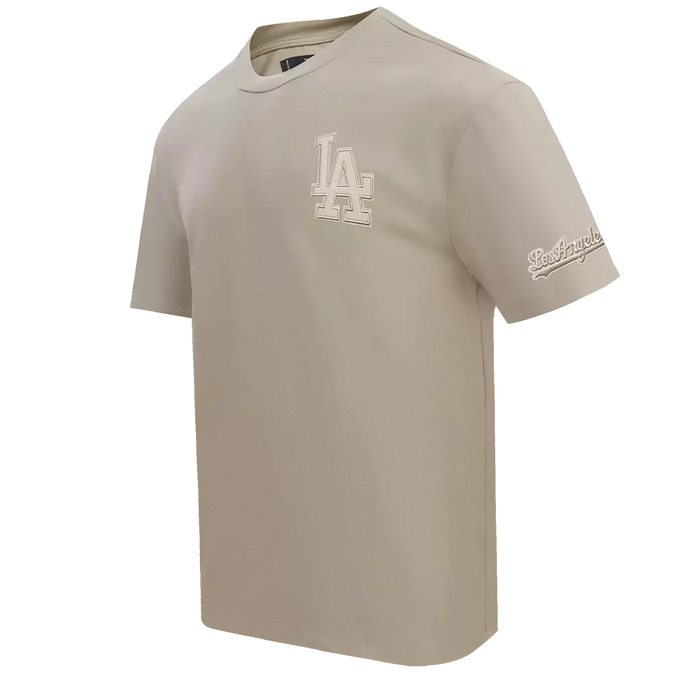 Pro Standard Men's MLB Los Angeles Dodgers Neutral Drop Shoulder Top - Taupe - TAUPE
