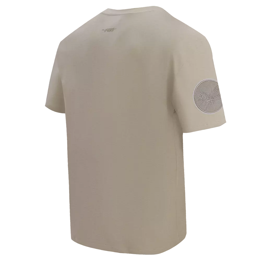 Pro Standard Men's MLB Los Angeles Dodgers Neutral Drop Shoulder Top - Taupe - TAUPE