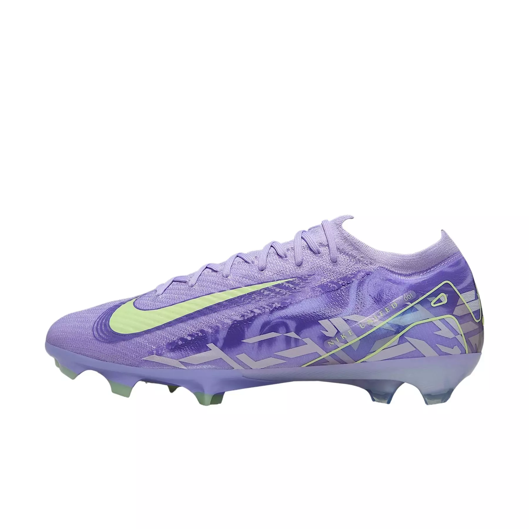 Nike Mercurial Vapor 16 Elite FG "Purple Agate/Barely Volt" Men's Soccer Cleat - PURPLE/VOLT