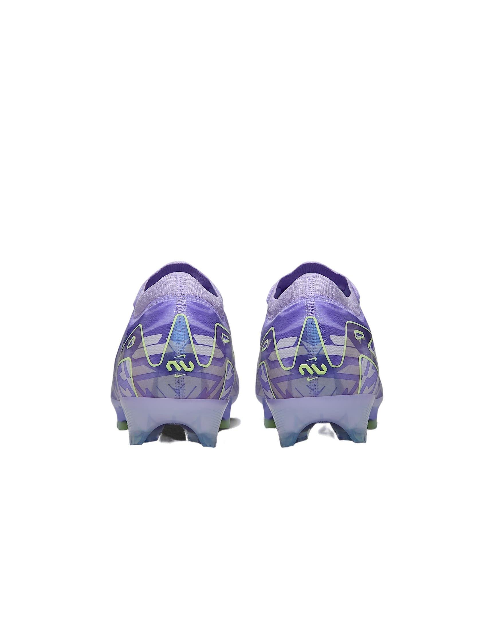 Nike Mercurial Vapor 16 Elite FG "Purple Agate/Barely Volt" Men's Soccer Cleat - PURPLE/VOLT Thumbnail View 5