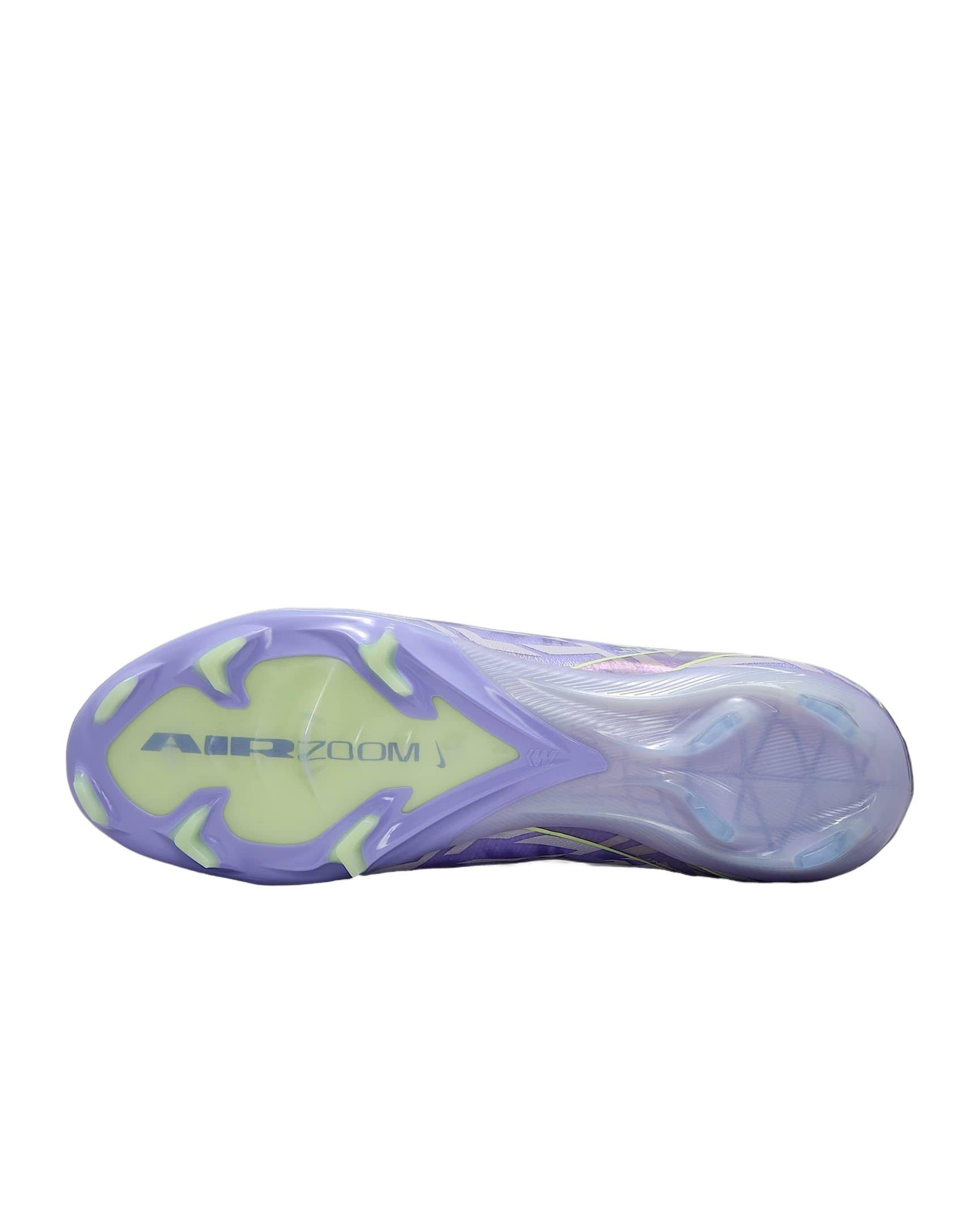 Nike Mercurial Vapor 16 Elite FG "Purple Agate/Barely Volt" Men's Soccer Cleat - PURPLE/VOLT Thumbnail View 9