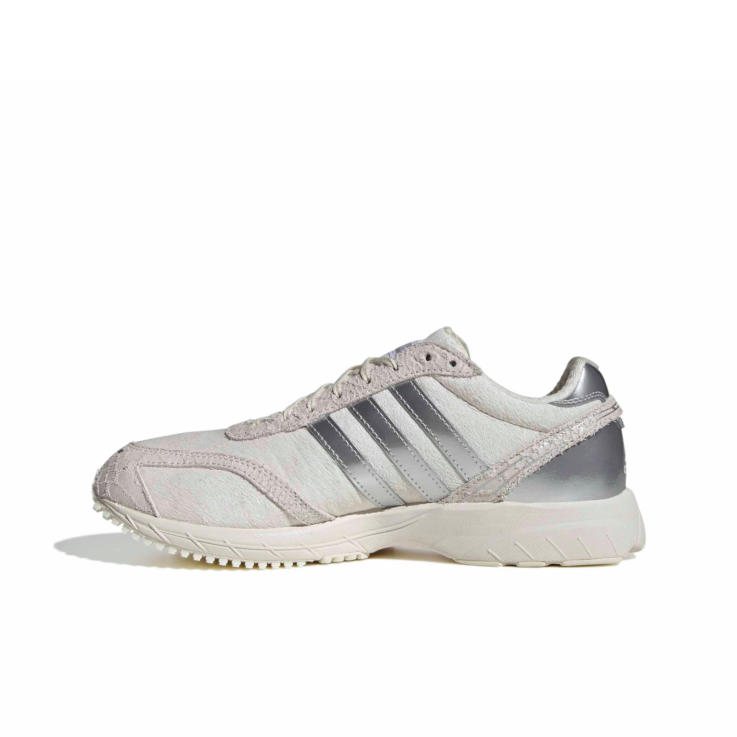 adidas Originals Adizero Adios OG "Off White/Silver Metallic/Ftwr White" Women's Shoe - OFF WHITE/SILVER/WHITE Thumbnail View 2