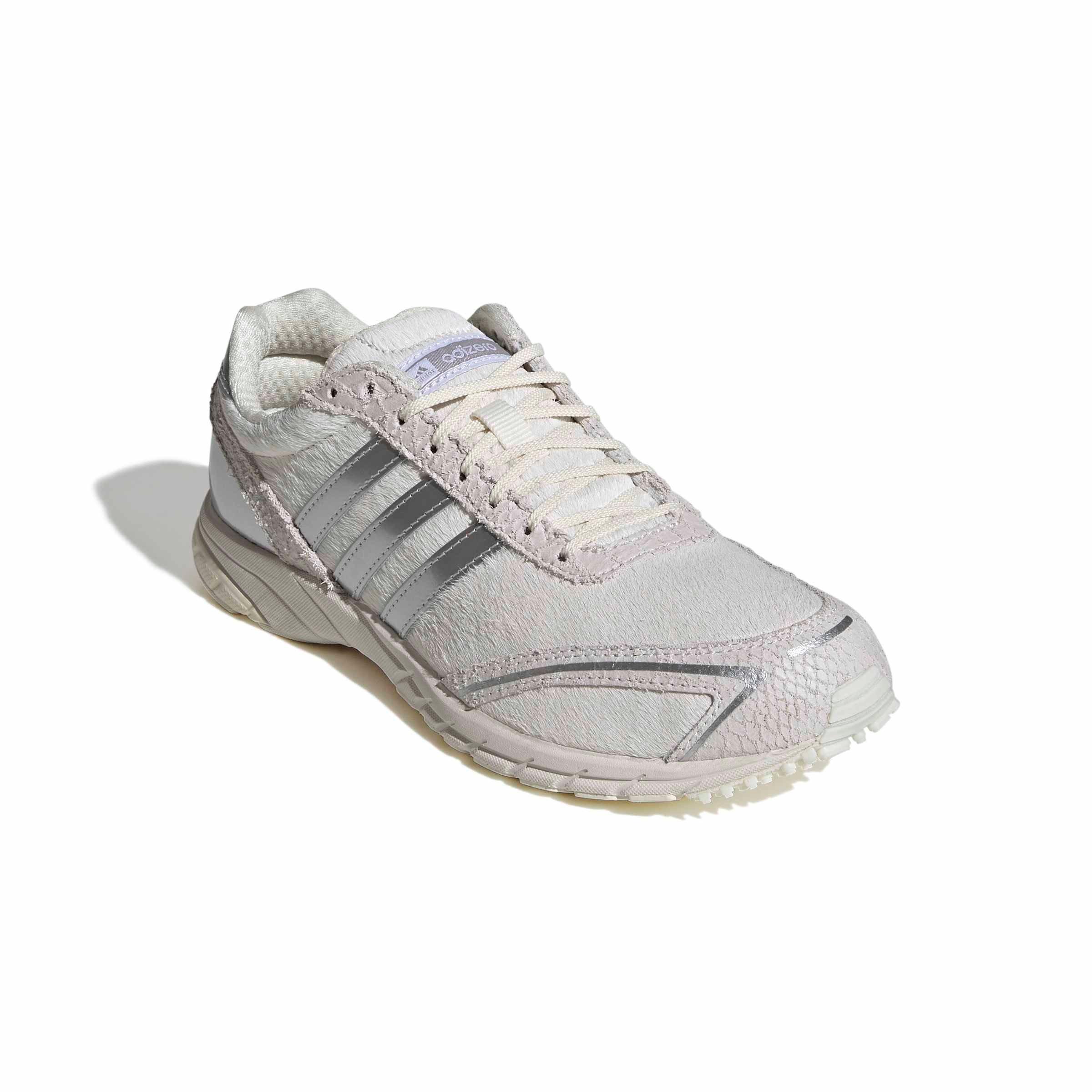 adidas Originals Adizero Adios OG "Off White/Silver Metallic/Ftwr White" Women's Shoe - OFF WHITE/SILVER/WHITE Thumbnail View 3