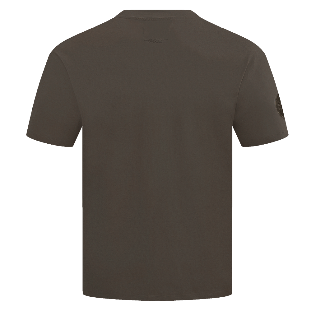 Pro Standard Men's MLB Los Angeles Dodgers Neutral Drop Shoulder Top - Dk Taupe - DK TAUPE