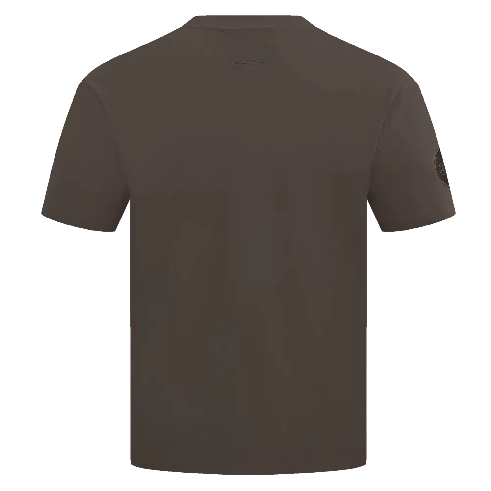 Pro Standard Men's MLB Los Angeles Dodgers Neutral Drop Shoulder Top - Dk Taupe - DK TAUPE