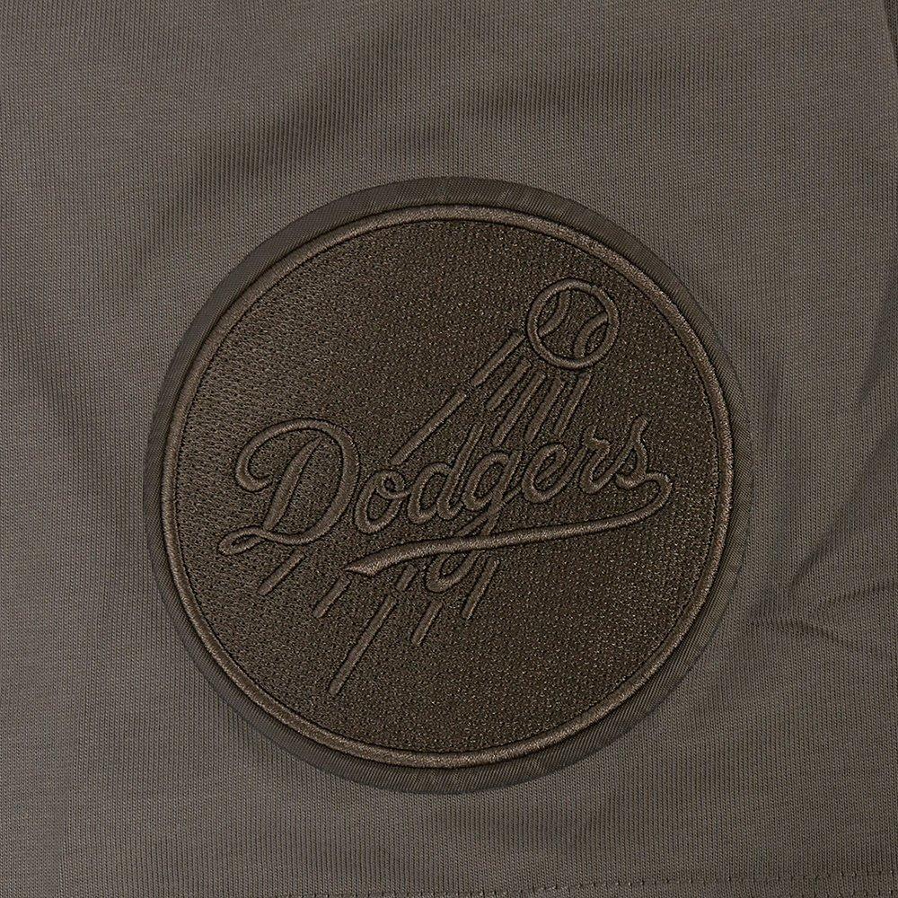 Pro Standard Men's MLB Los Angeles Dodgers Neutral Drop Shoulder Top - Dk Taupe - DK TAUPE