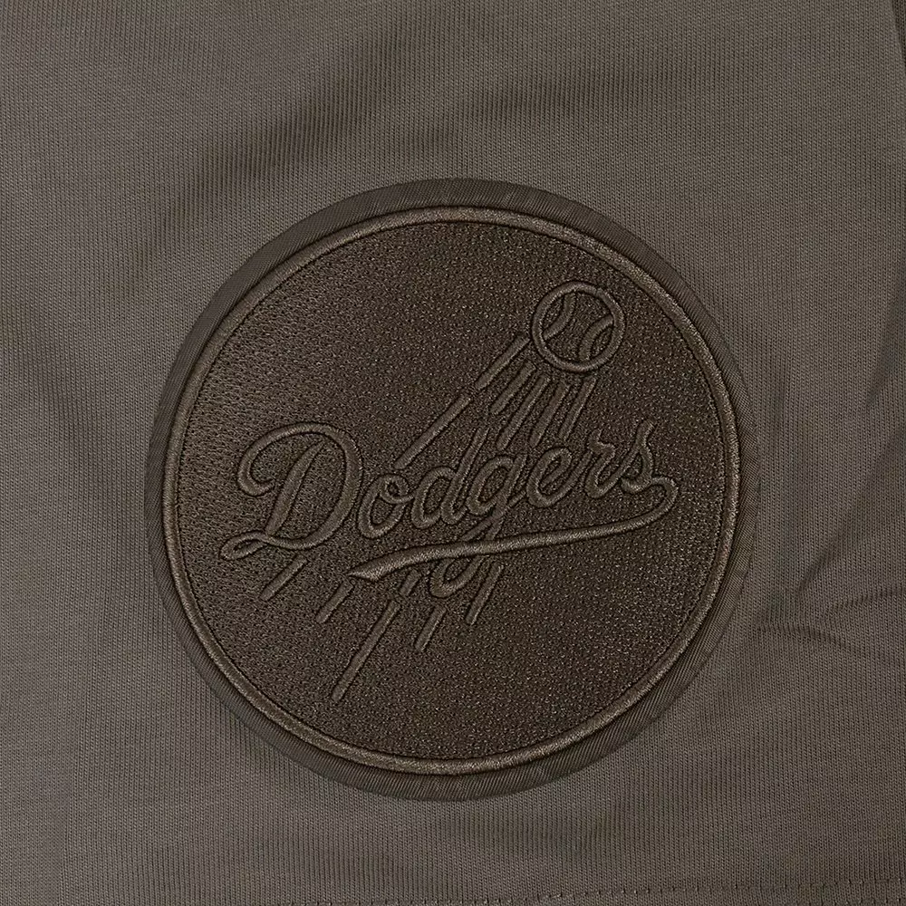Pro Standard Men's MLB Los Angeles Dodgers Neutral Drop Shoulder Top - Dk Taupe - DK TAUPE