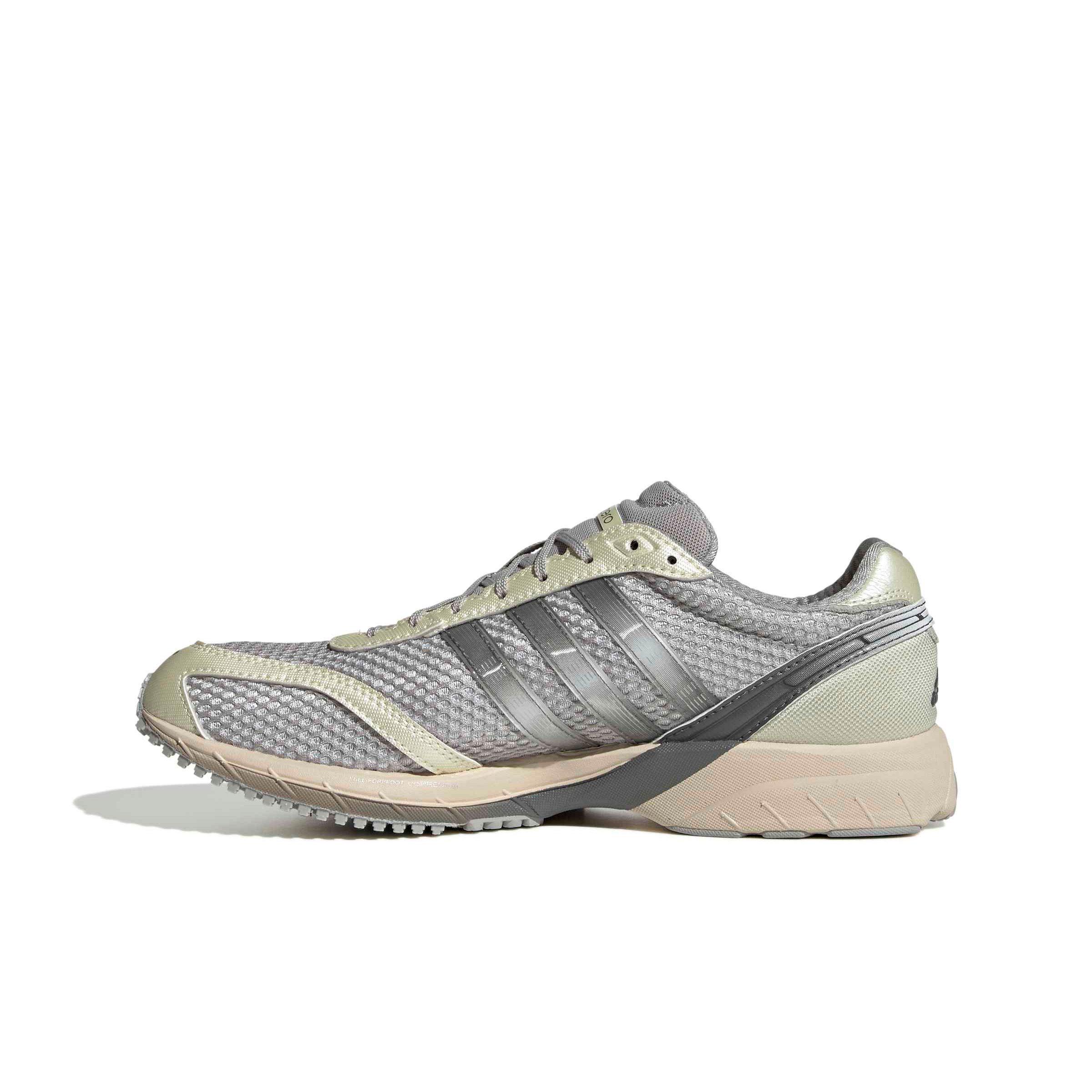 adidas Originals Adizero Adios OG "Silver Metallic/Grey Four/Ice Gold Metallic" Women's Shoe - SILVER/GREY/GOLD Thumbnail View 2
