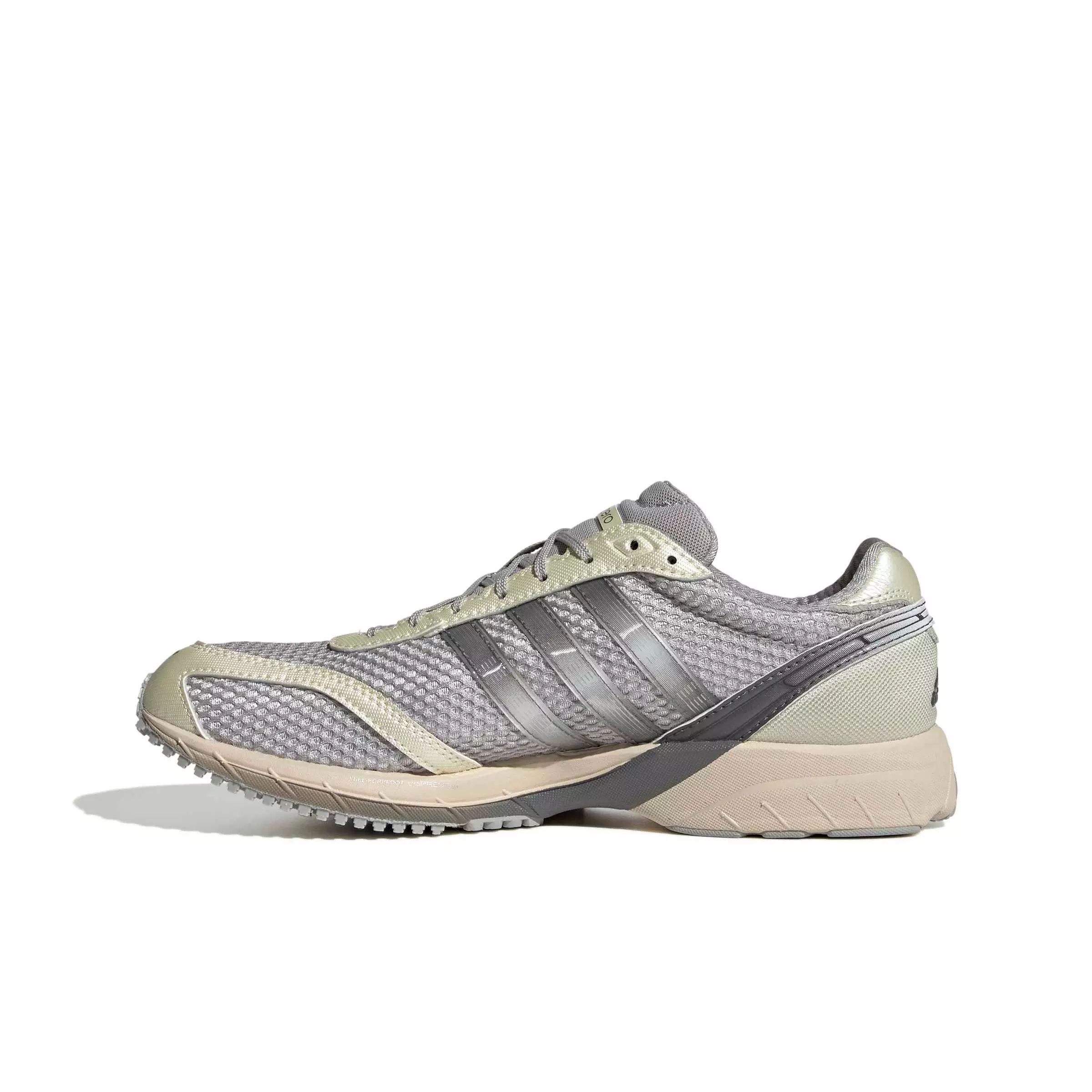 adidas Originals Adizero Adios OG "Silver Metallic/Grey Four/Ice Gold Metallic" Women's Shoe - SILVER/GREY/GOLD