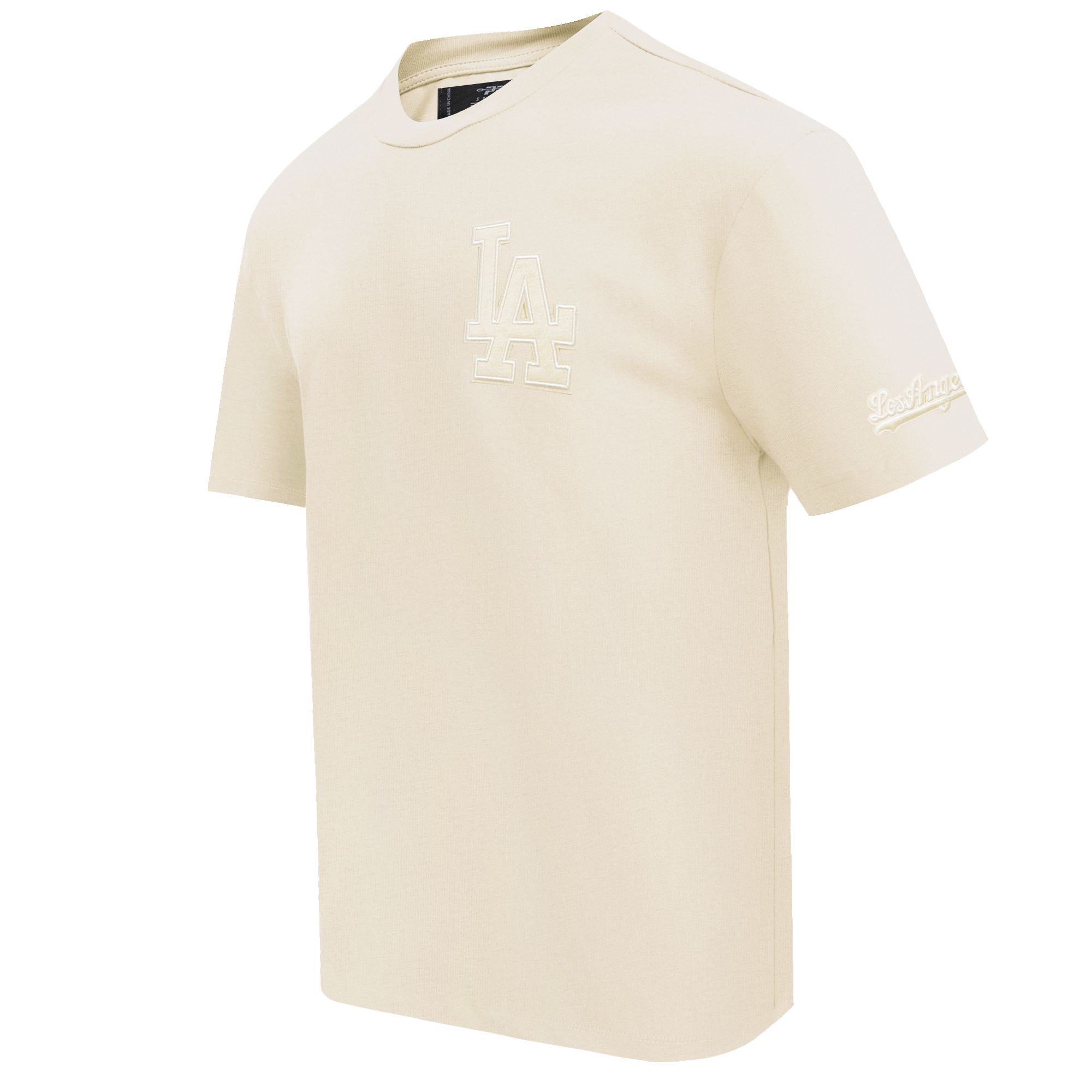 Pro Standard Men's MLB Los Angeles Dodgers Neutral Drop Shoulder Top - Eggshell - EGGSHELL