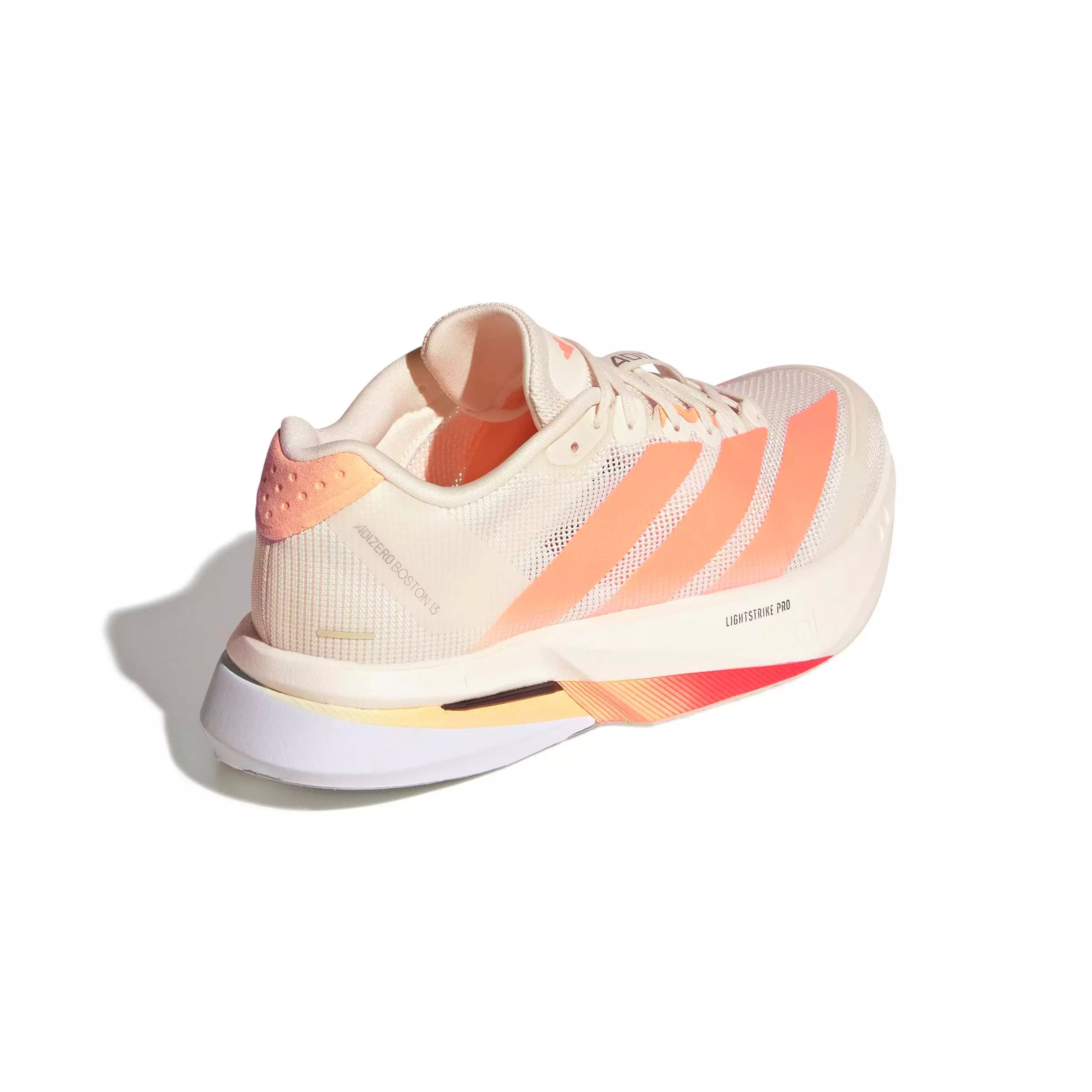 adidas Adizero Boston 13 "Off White/Beam Orange/Acid Orange" Women's Running Shoe - OFF WHITE/ORANGE/ORANGE