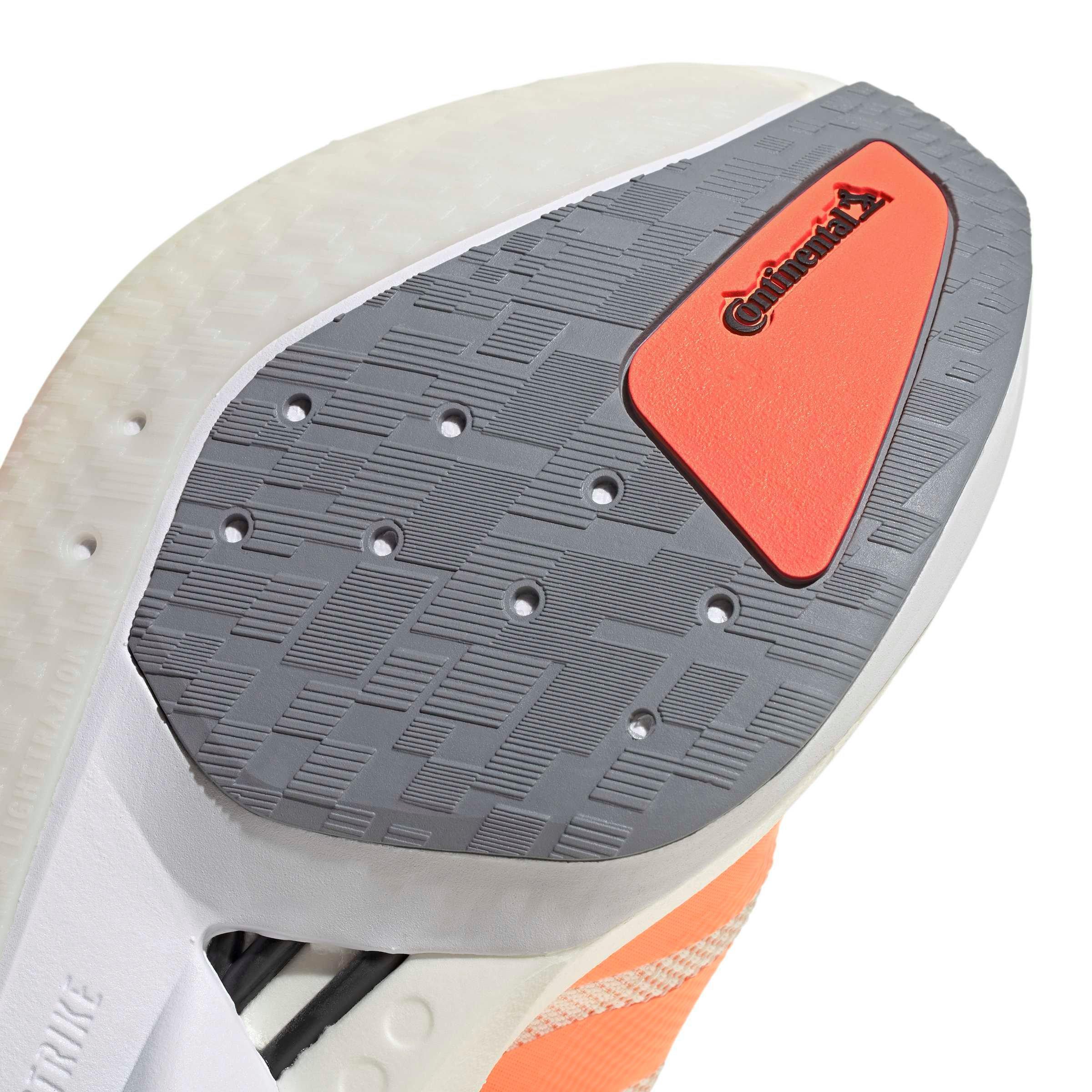 adidas Adizero Boston 13 "Off White/Beam Orange/Acid Orange" Women's Running Shoe - OFF WHITE/ORANGE/ORANGE Thumbnail View 8