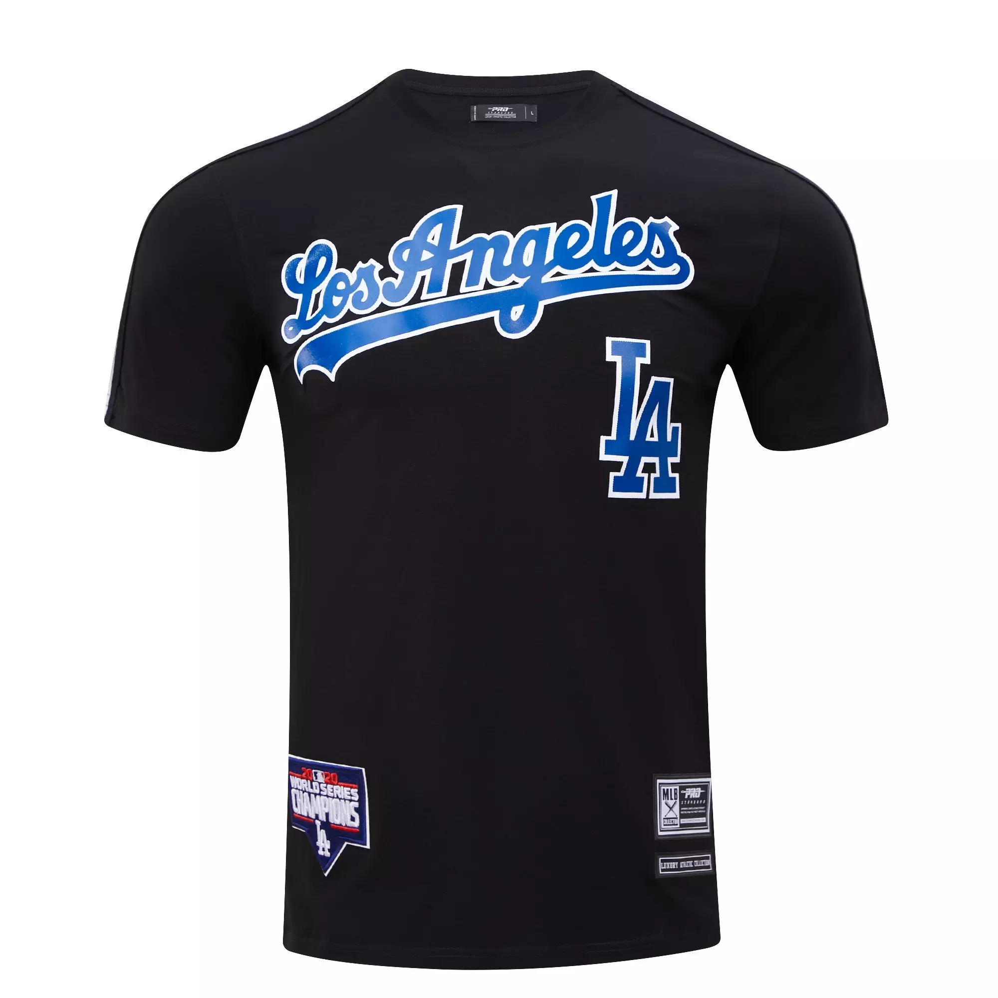 Pro Standard Men's Los Angeles Dodgers Logo Pro Taping Top - Black - BLACK