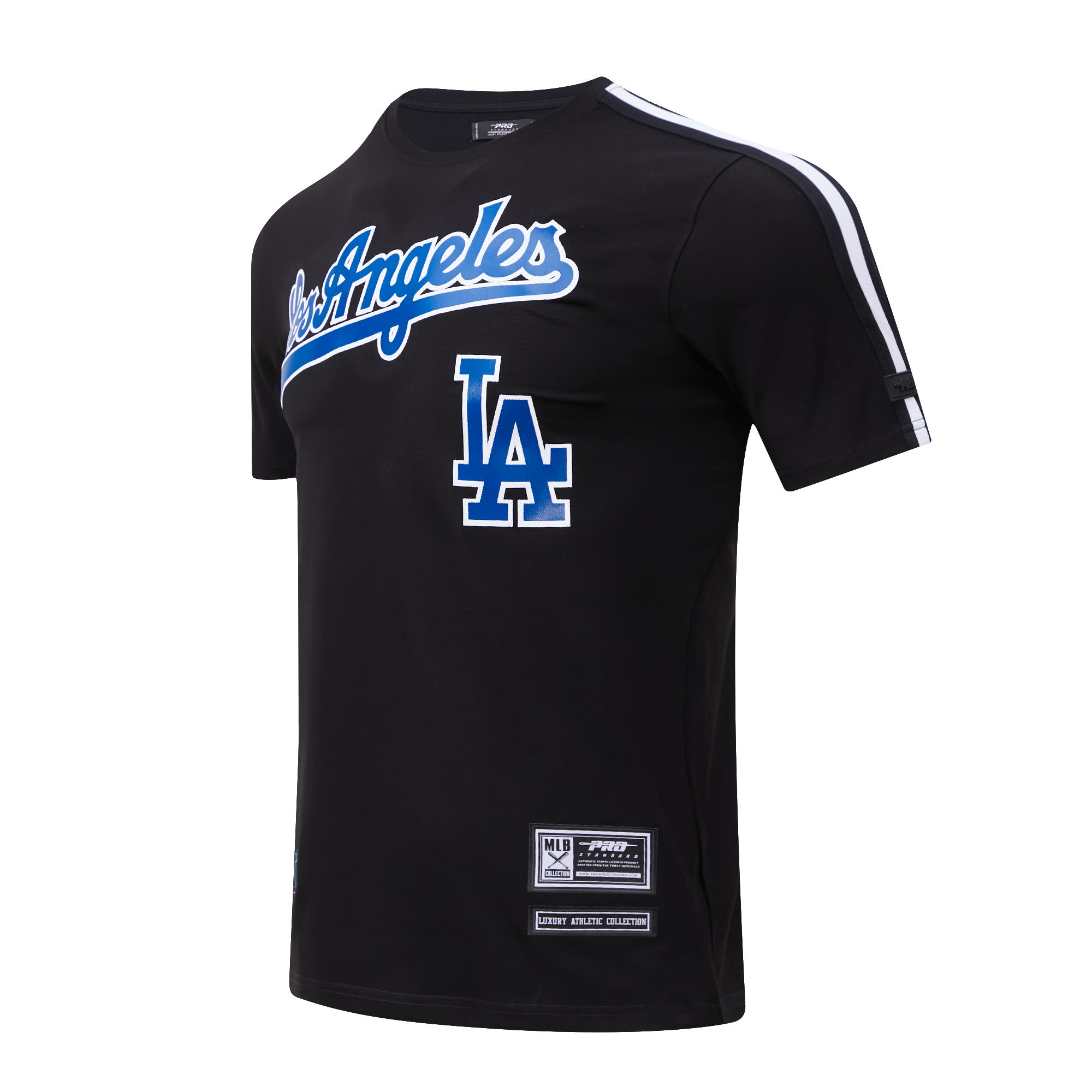 Pro Standard Men's Los Angeles Dodgers Logo Pro Taping Top - Black - BLACK