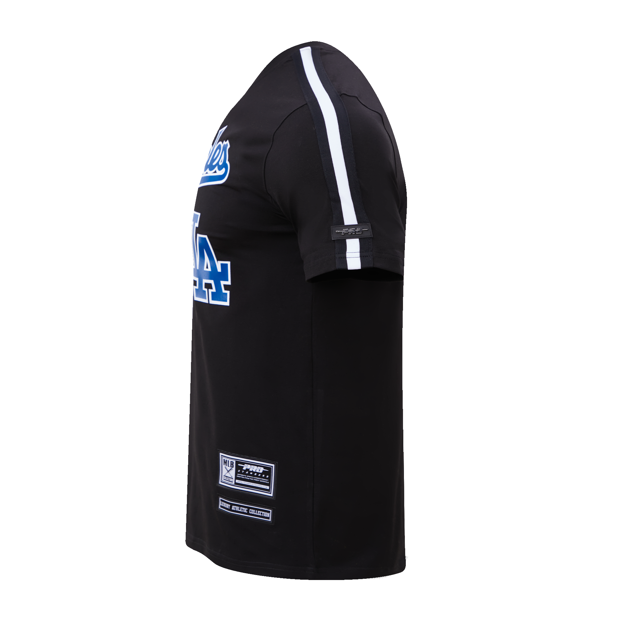 Pro Standard Men's Los Angeles Dodgers Logo Pro Taping Top - Black - BLACK
