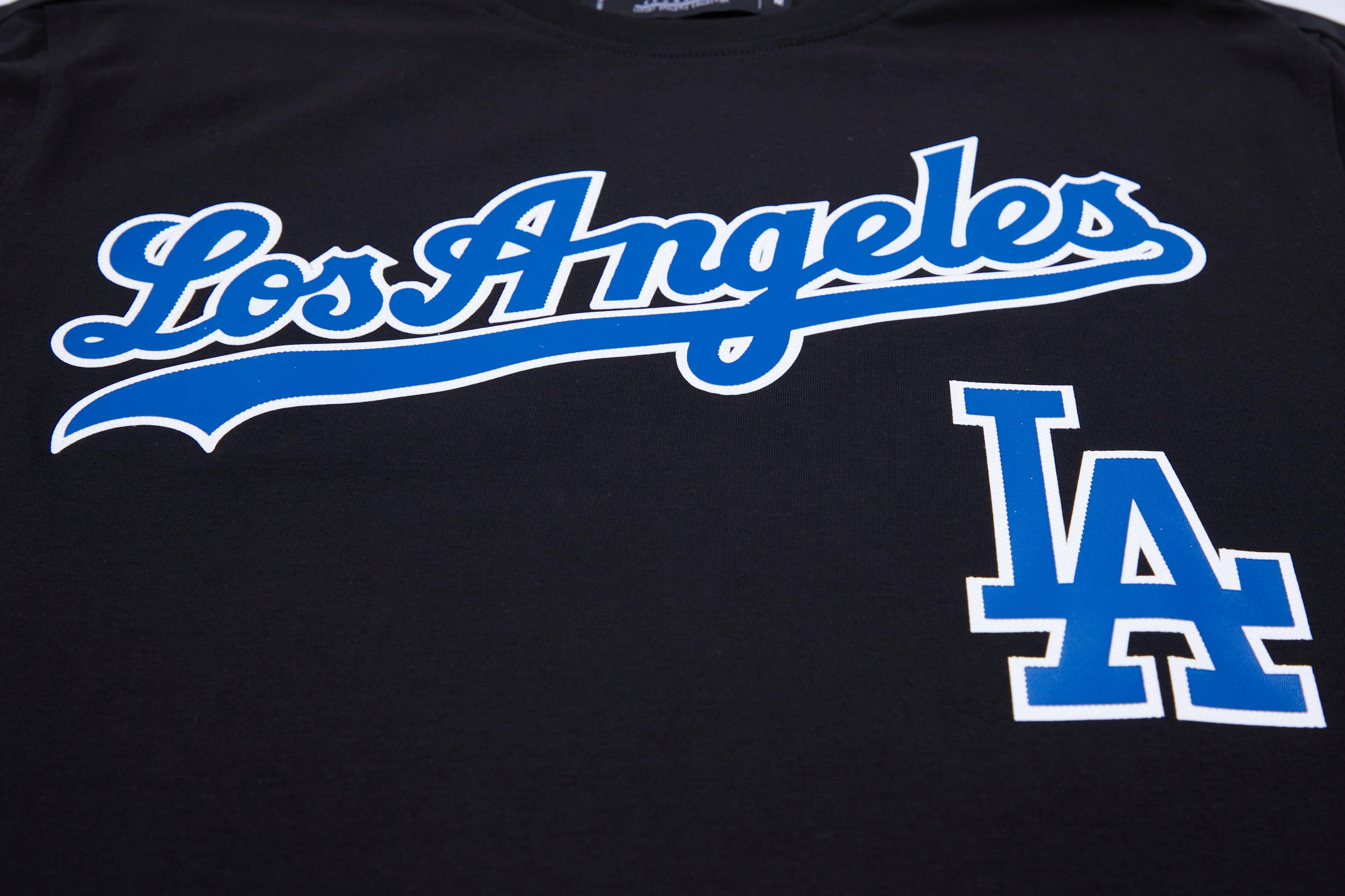Pro Standard Men's Los Angeles Dodgers Logo Pro Taping Top - Black - BLACK