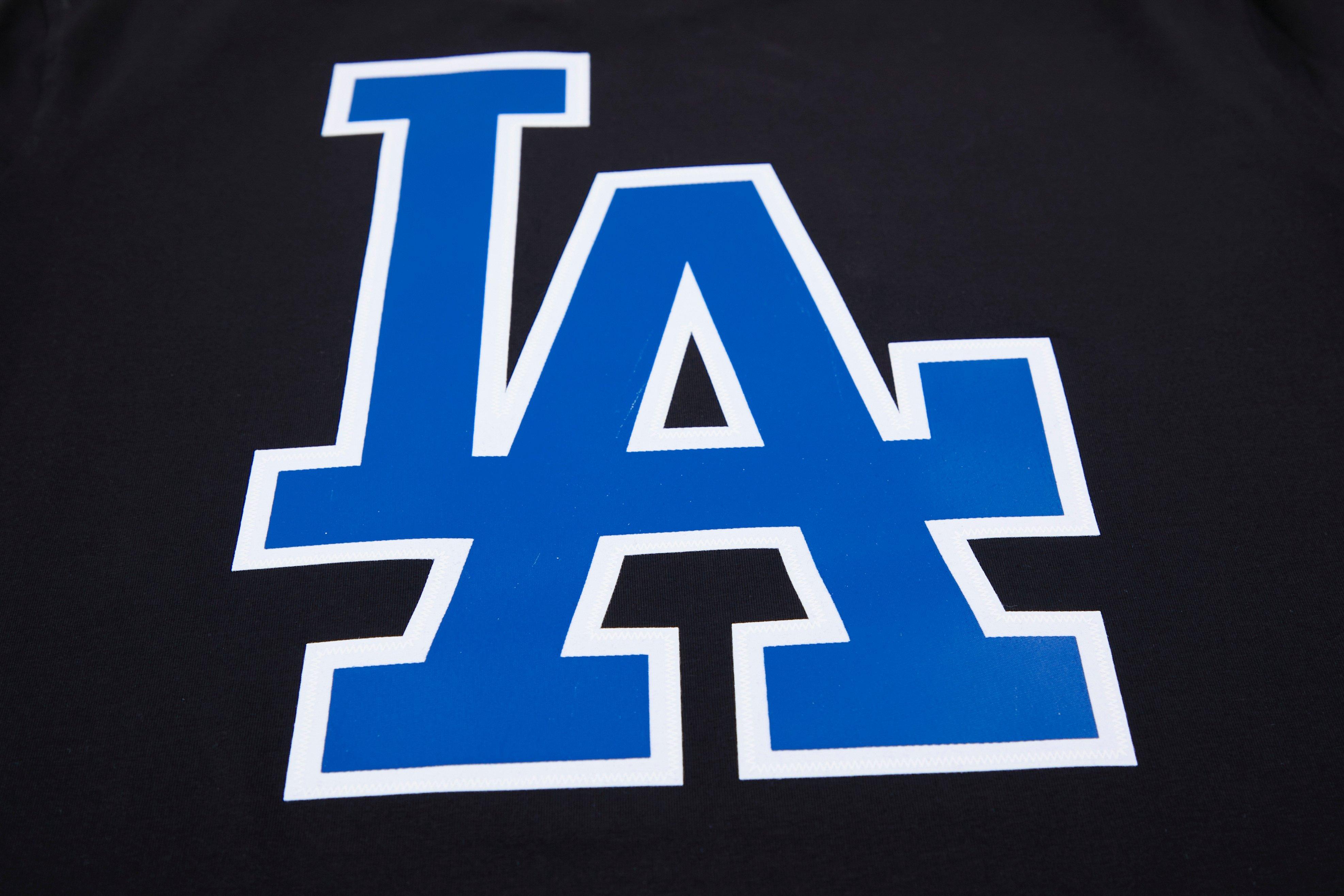 Pro Standard Men's Los Angeles Dodgers Logo Pro Taping Top - Black - BLACK
