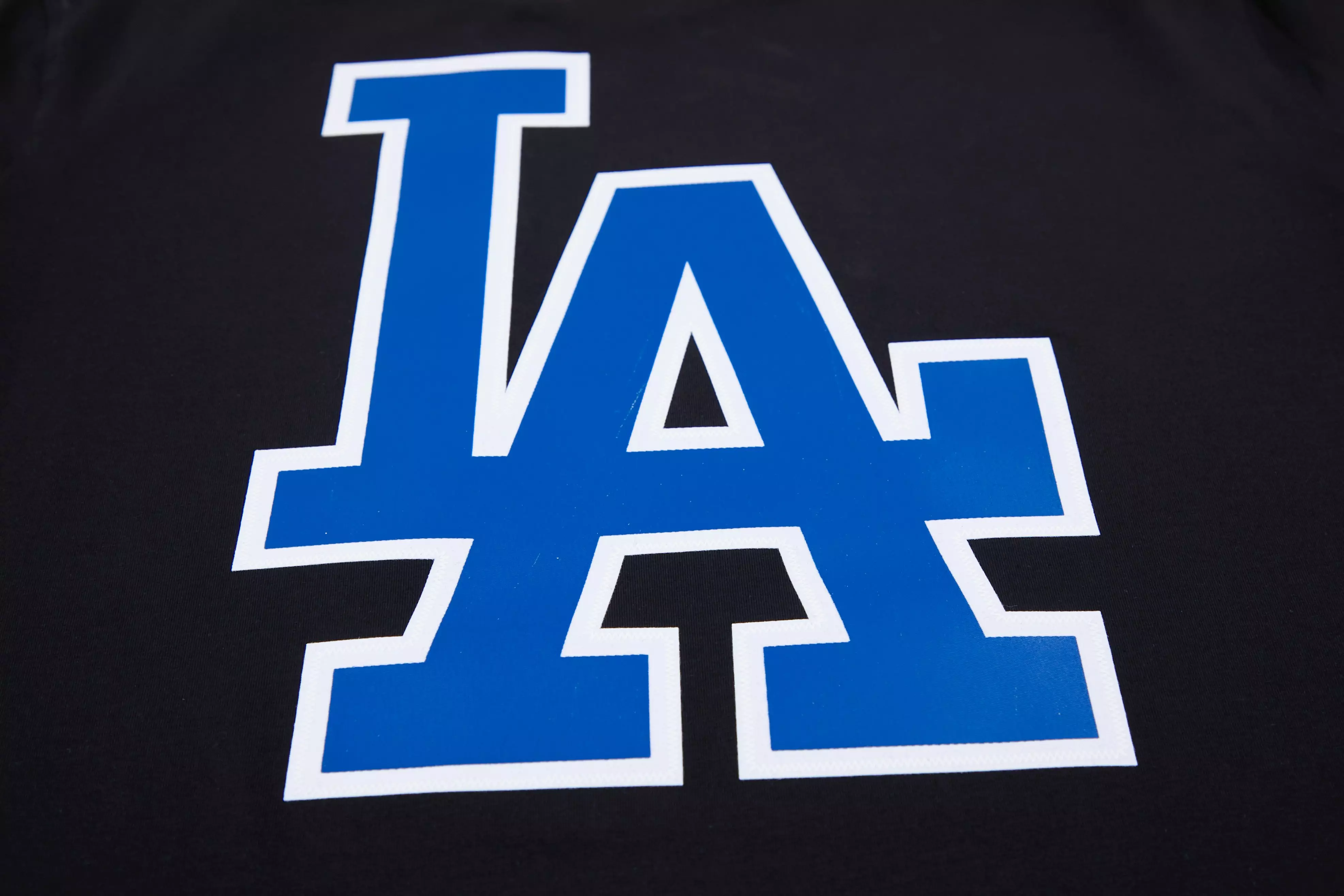 Pro Standard Men's Los Angeles Dodgers Logo Pro Taping Top - Black - BLACK