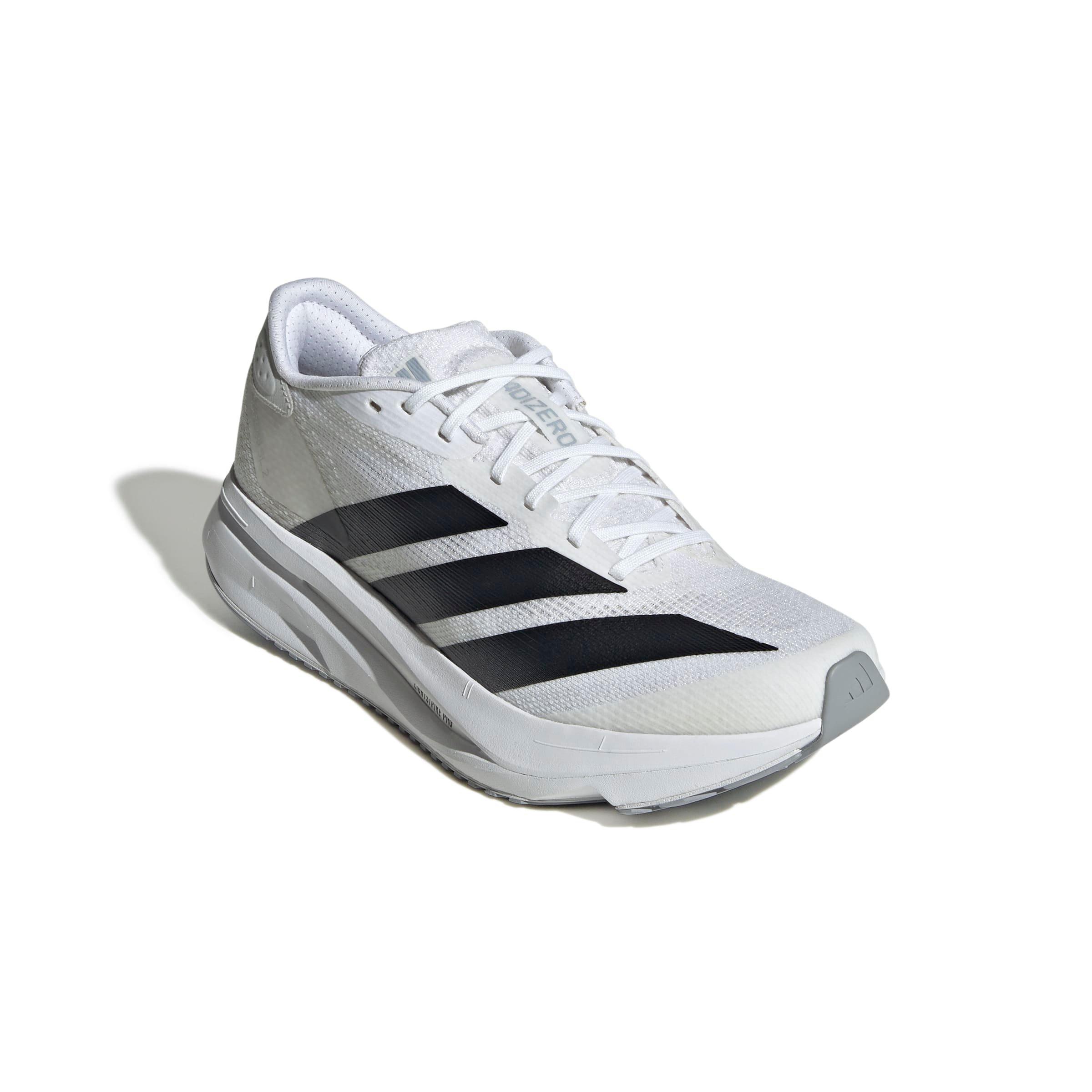 adidas Adizero SL2 "Ftwr White/Core Black/Dash Grey" Women's Running Shoe - WHITE/BLACK/GREY Thumbnail View 3