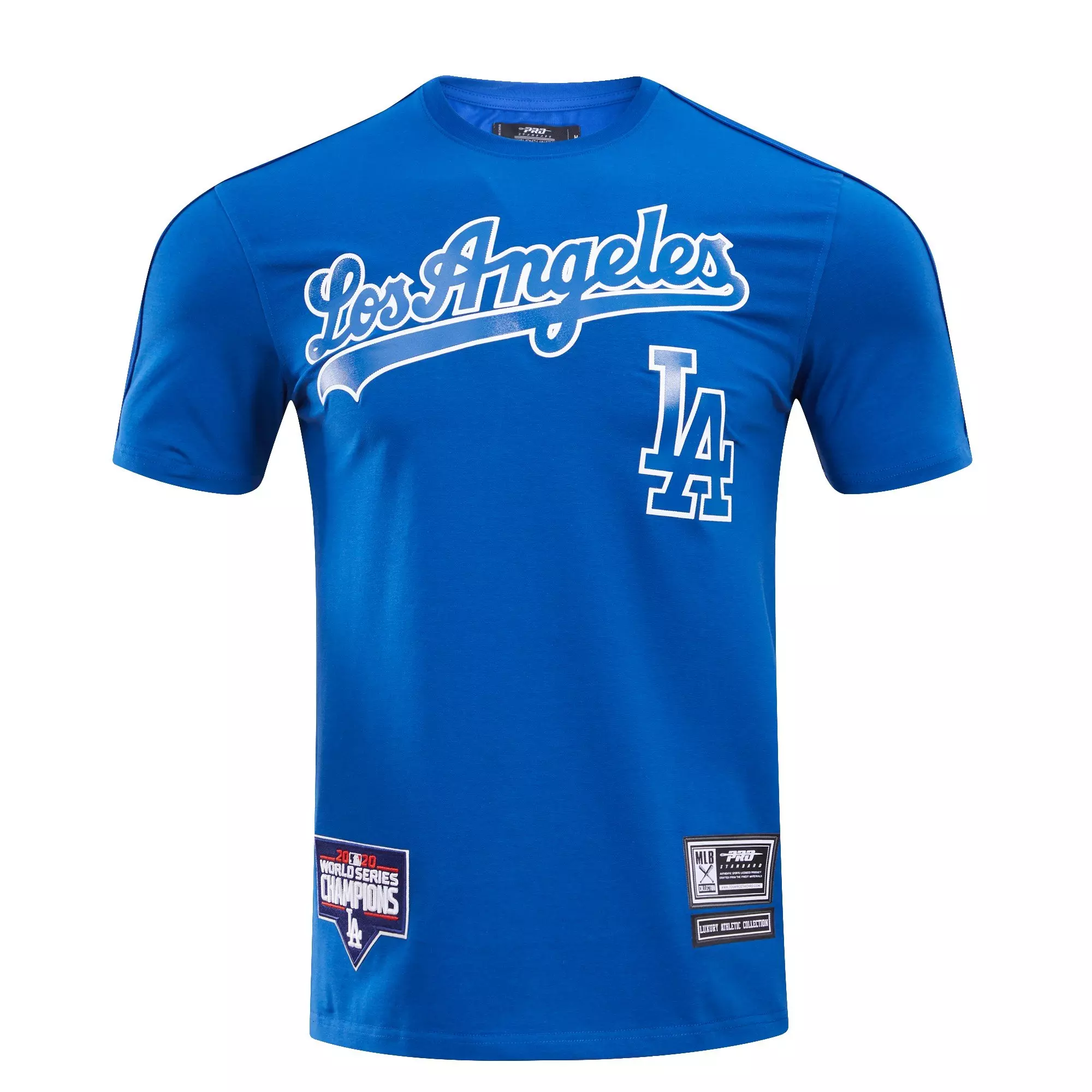 Pro Standard Men's Los Angeles Dodgers Logo Pro Taping Top - Blue - BLUE