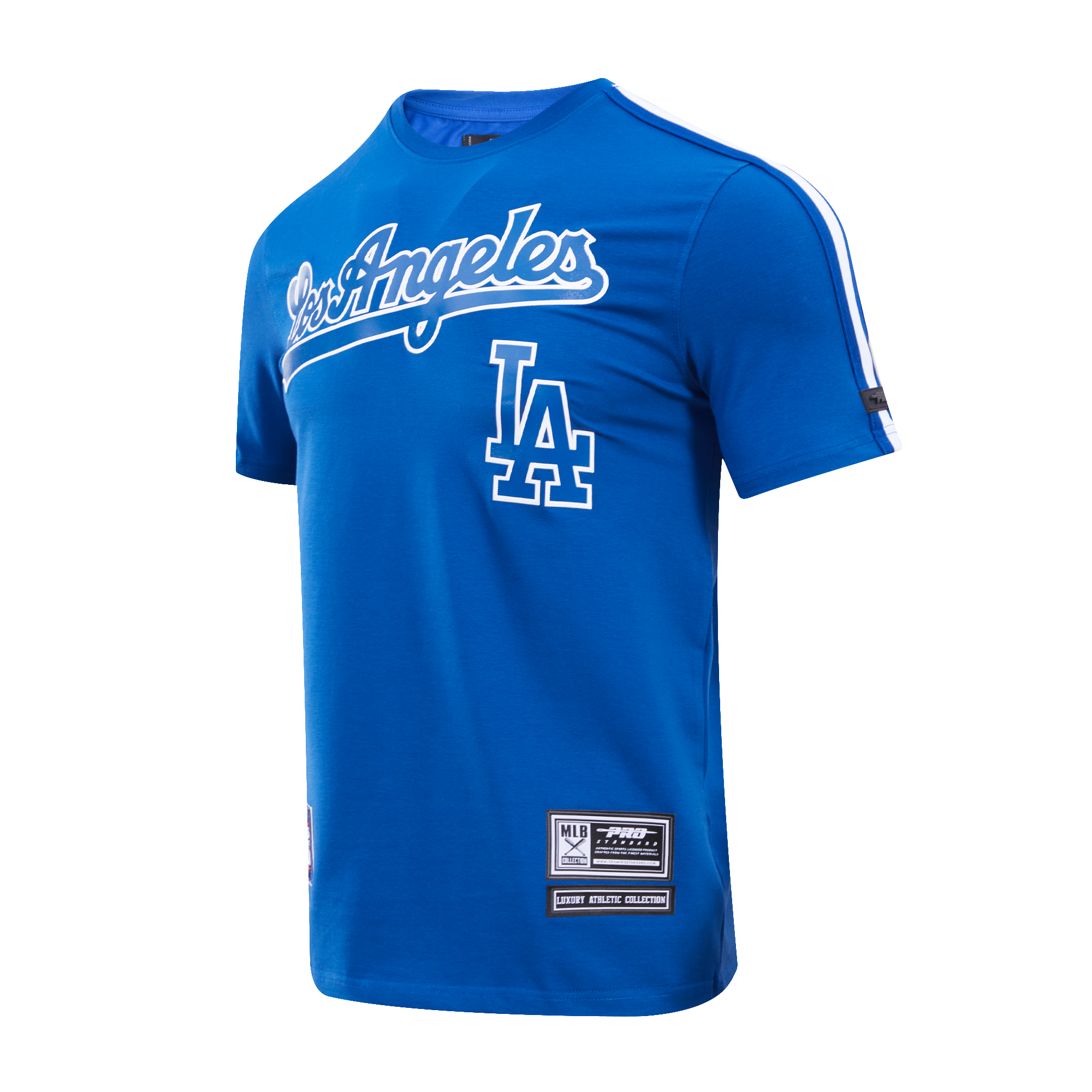 Pro Standard Men's Los Angeles Dodgers Logo Pro Taping Top - Blue - BLUE