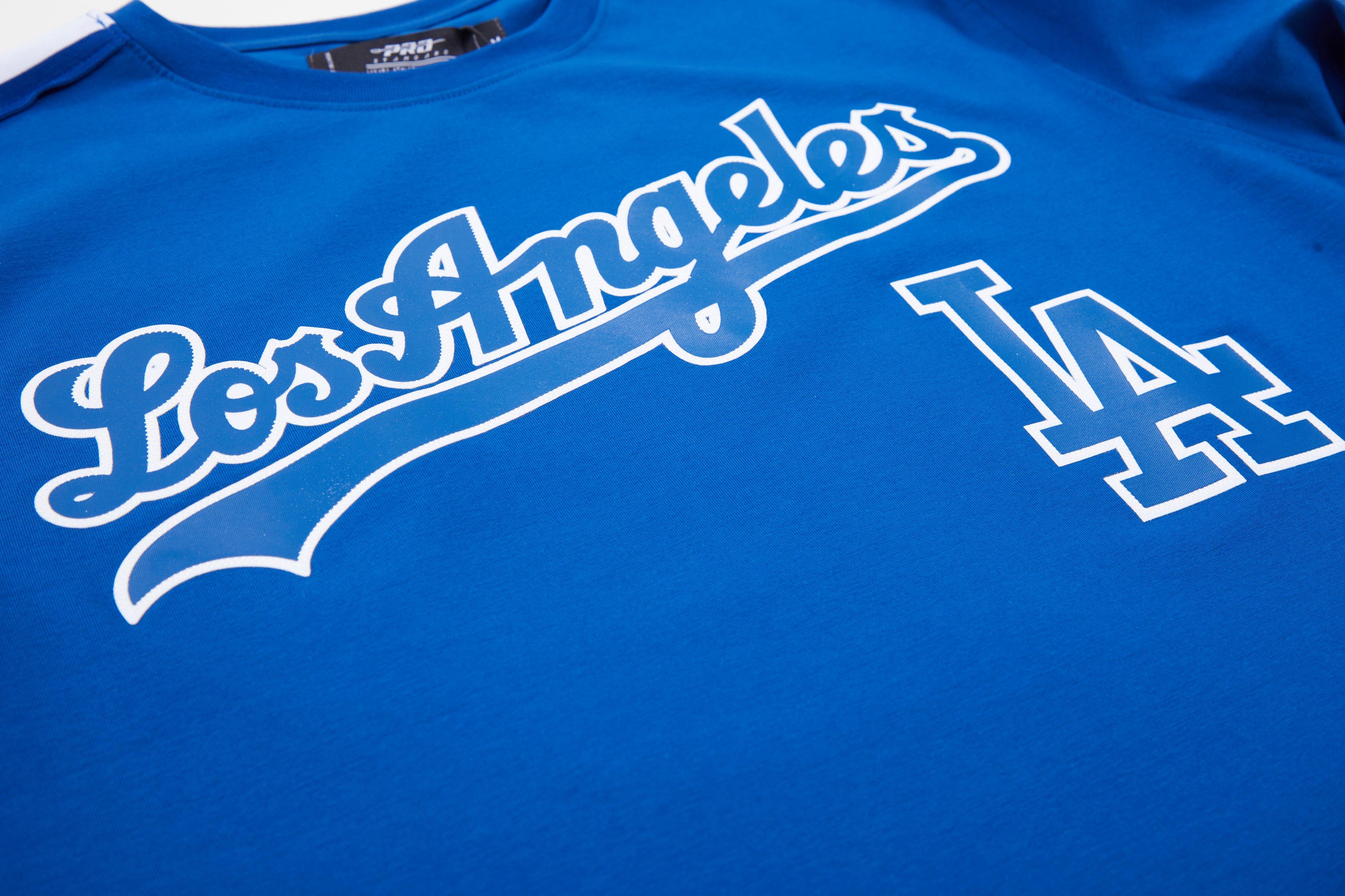 Pro Standard Men's Los Angeles Dodgers Logo Pro Taping Top - Blue - BLUE