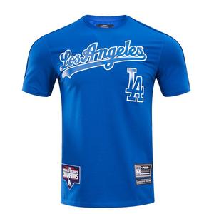 Pro Standard Men's Los Angeles Dodgers Logo Pro Taping Top - Blue - BLUE