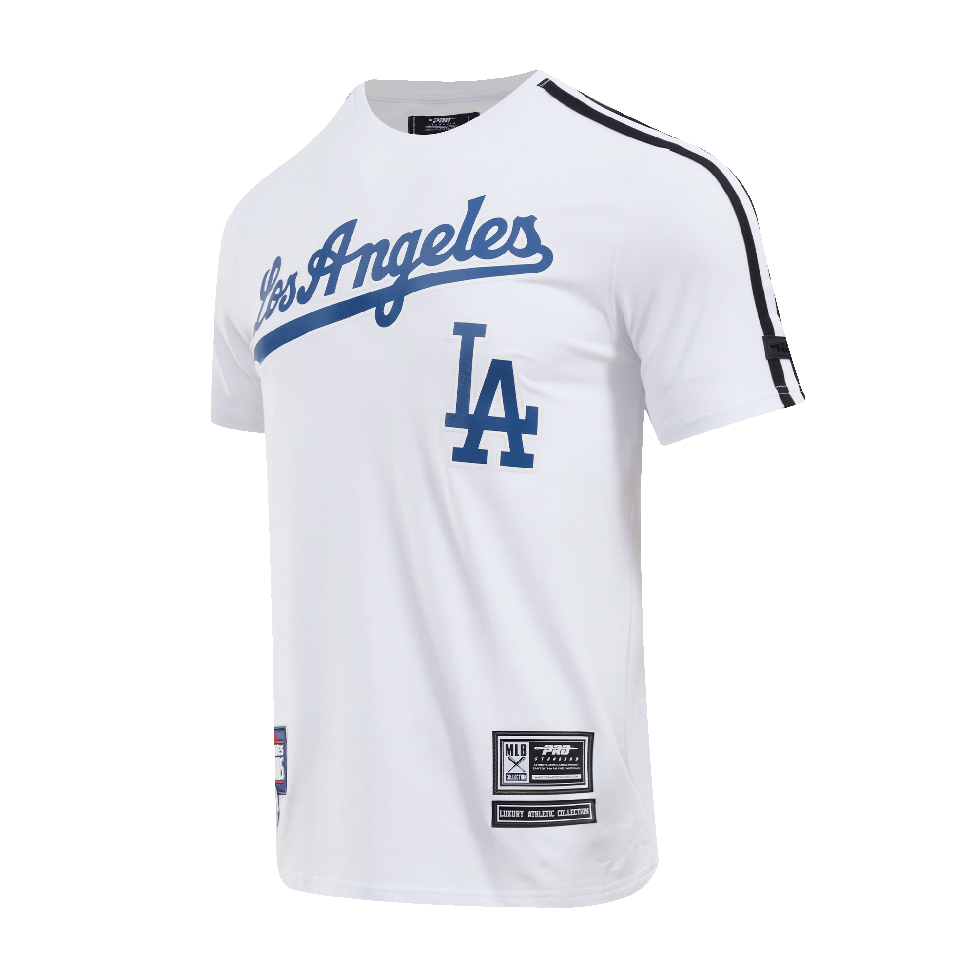 Pro Standard Men's Los Angeles Dodgers Logo Pro Taping Top - White - WHITE