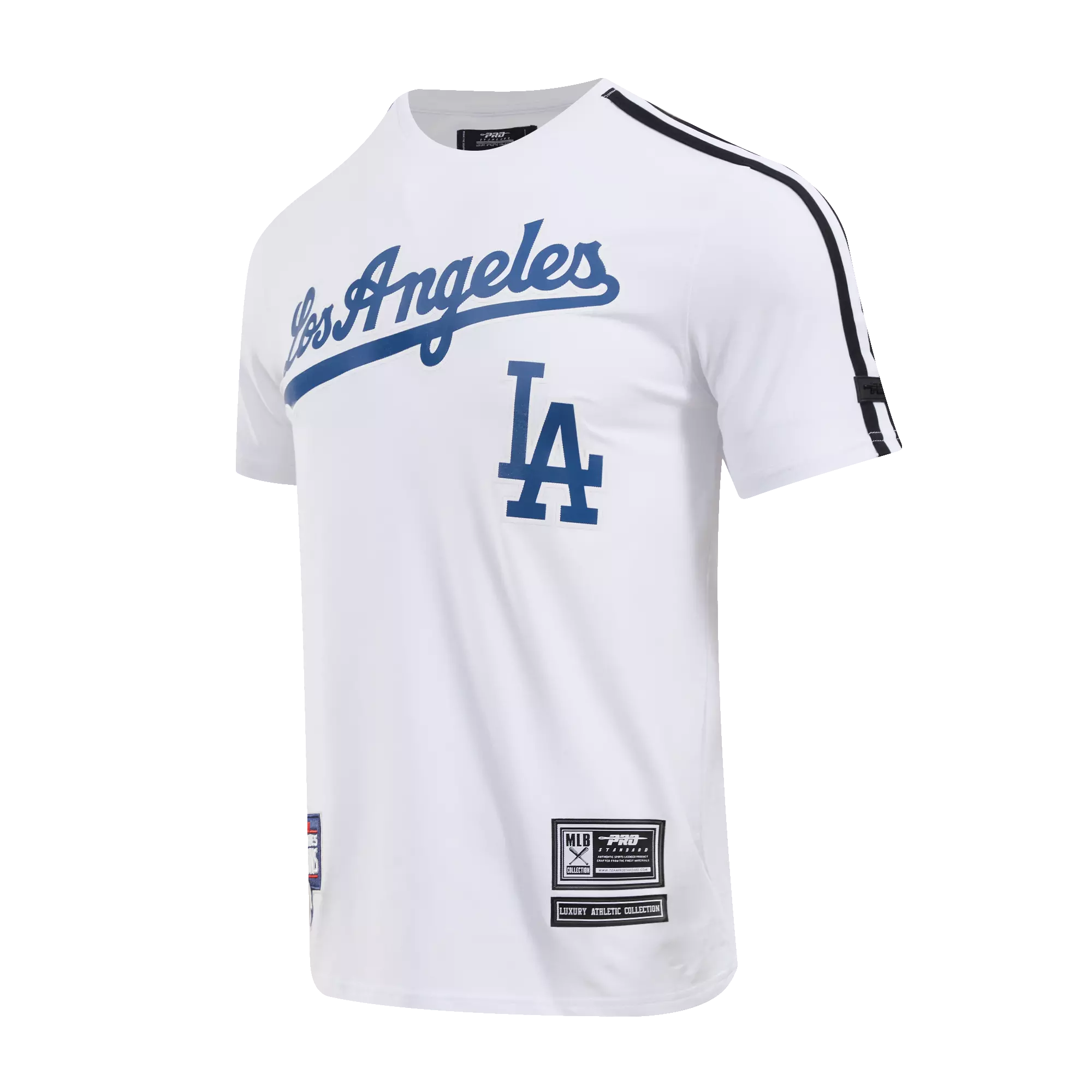 Pro Standard Men's Los Angeles Dodgers Logo Pro Taping Top - White - WHITE