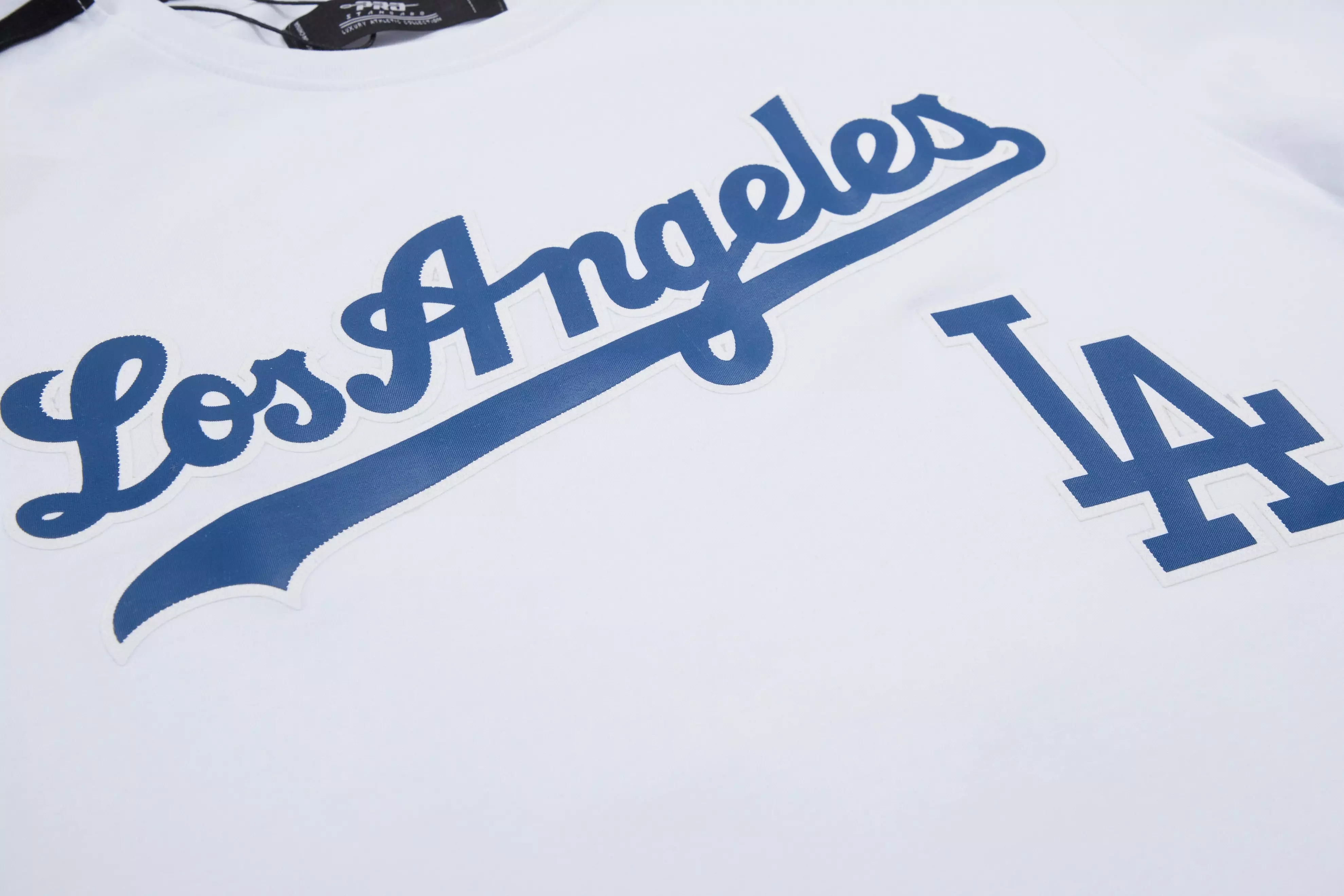 Pro Standard Men's Los Angeles Dodgers Logo Pro Taping Top - White - WHITE