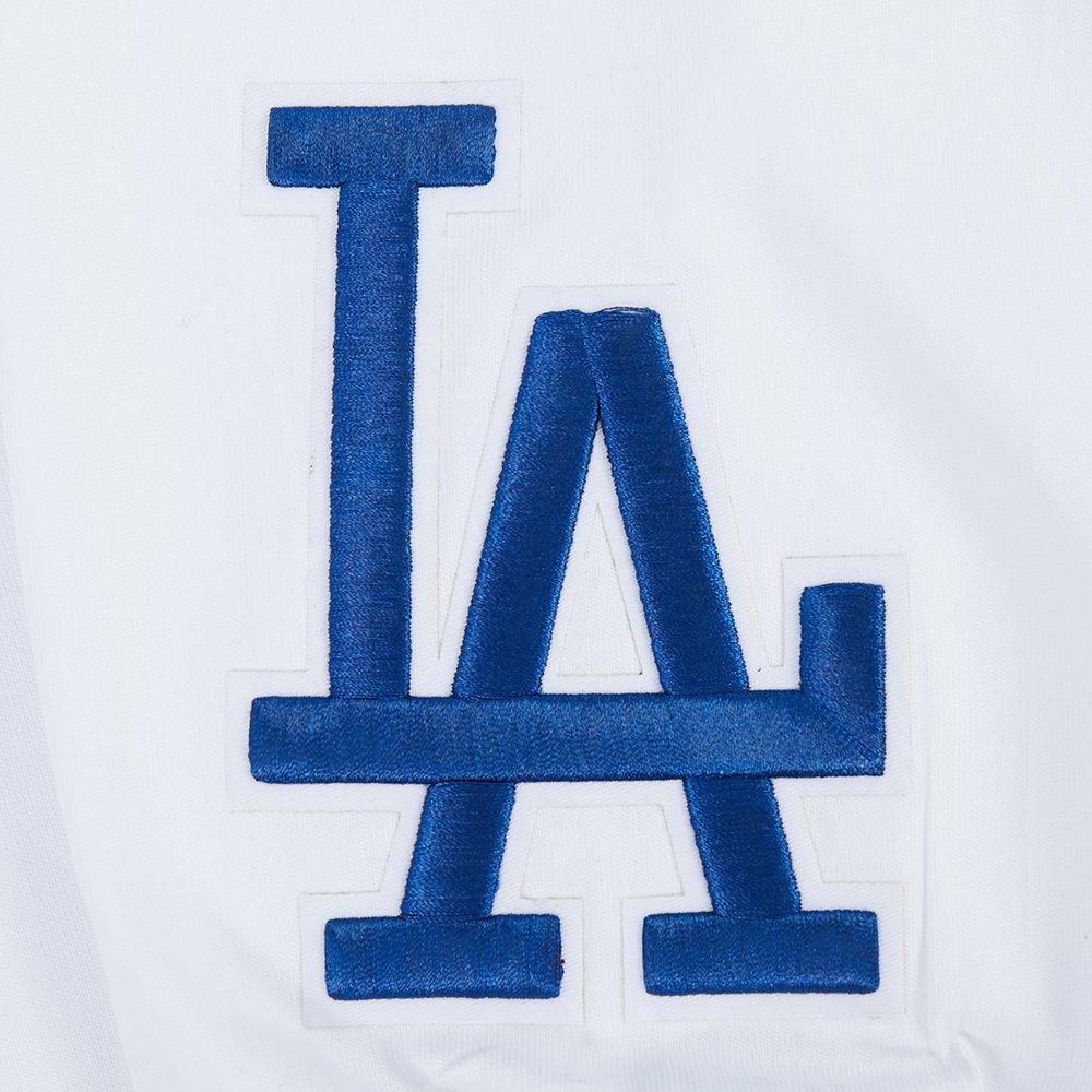 Pro Standard Men's MLB Los Angeles Dodgers Wingspan Drop Shoulder LS Tee V2 - White - WHITE