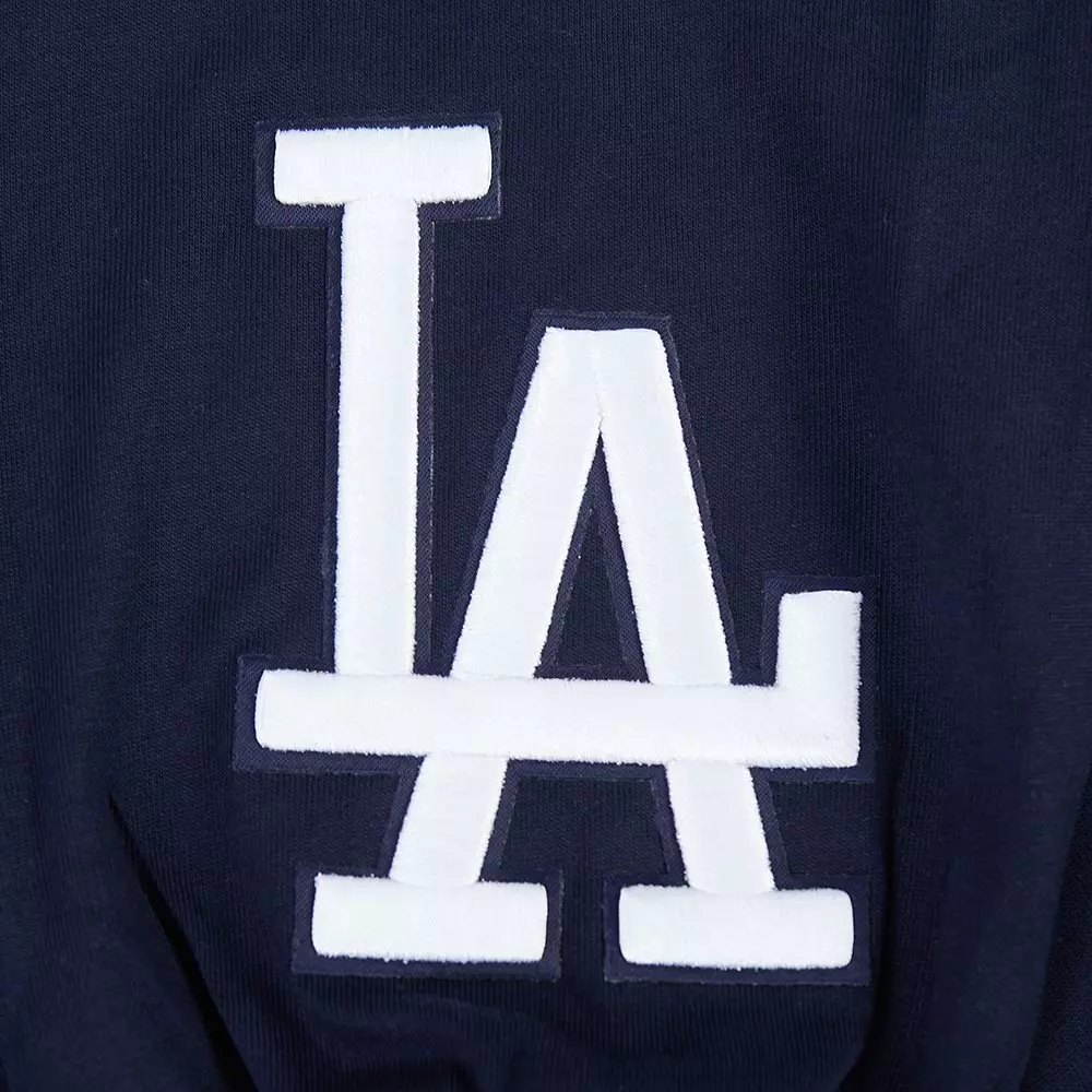 Pro Standard Men's MLB Los Angeles Dodgers Wingspan Drop Shoulder LS Tee V2 - Navy - NAVY
