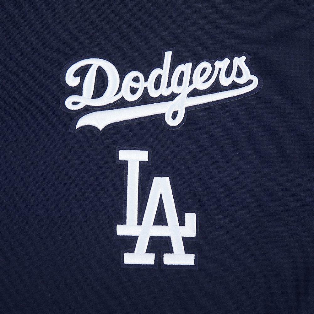 Pro Standard Men's MLB Los Angeles Dodgers Wingspan Drop Shoulder LS Tee V2 - Navy - NAVY
