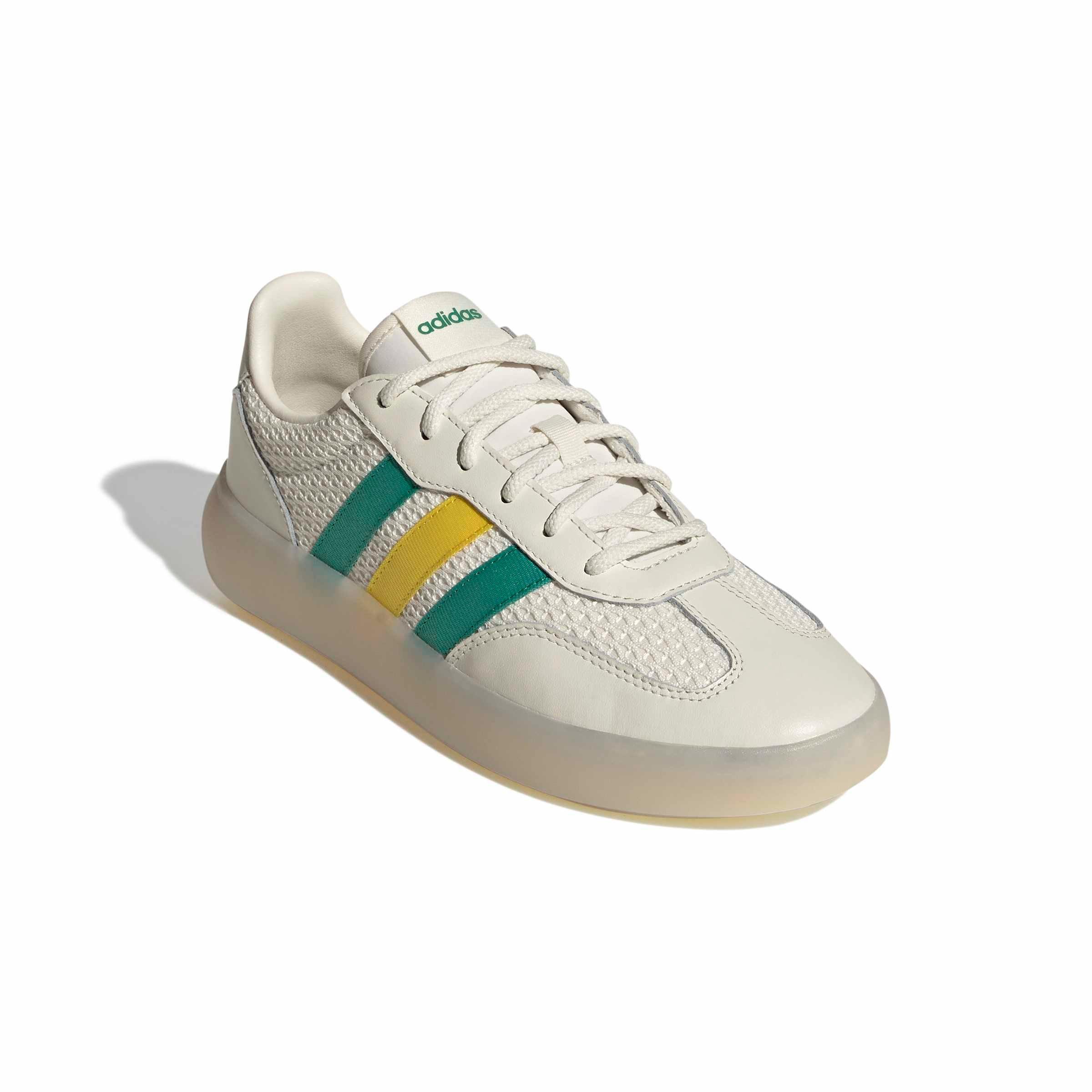 adidas Barreda Decode "Off White/Semi Court Green/Yellow" Women's Shoe - OFF WHITE/GREEN/YELLOW Thumbnail View 3