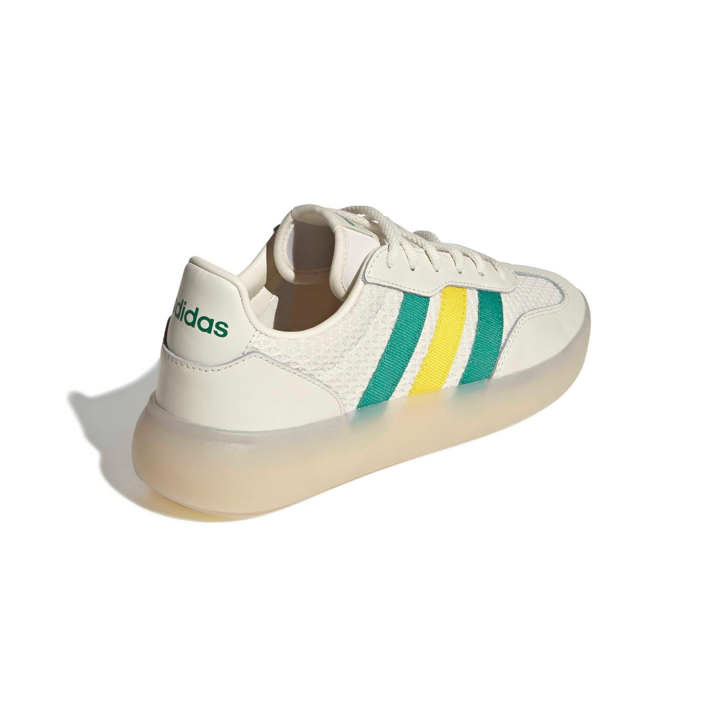 adidas Barreda Decode "Off White/Semi Court Green/Yellow" Women's Shoe - OFF WHITE/GREEN/YELLOW Thumbnail View 4