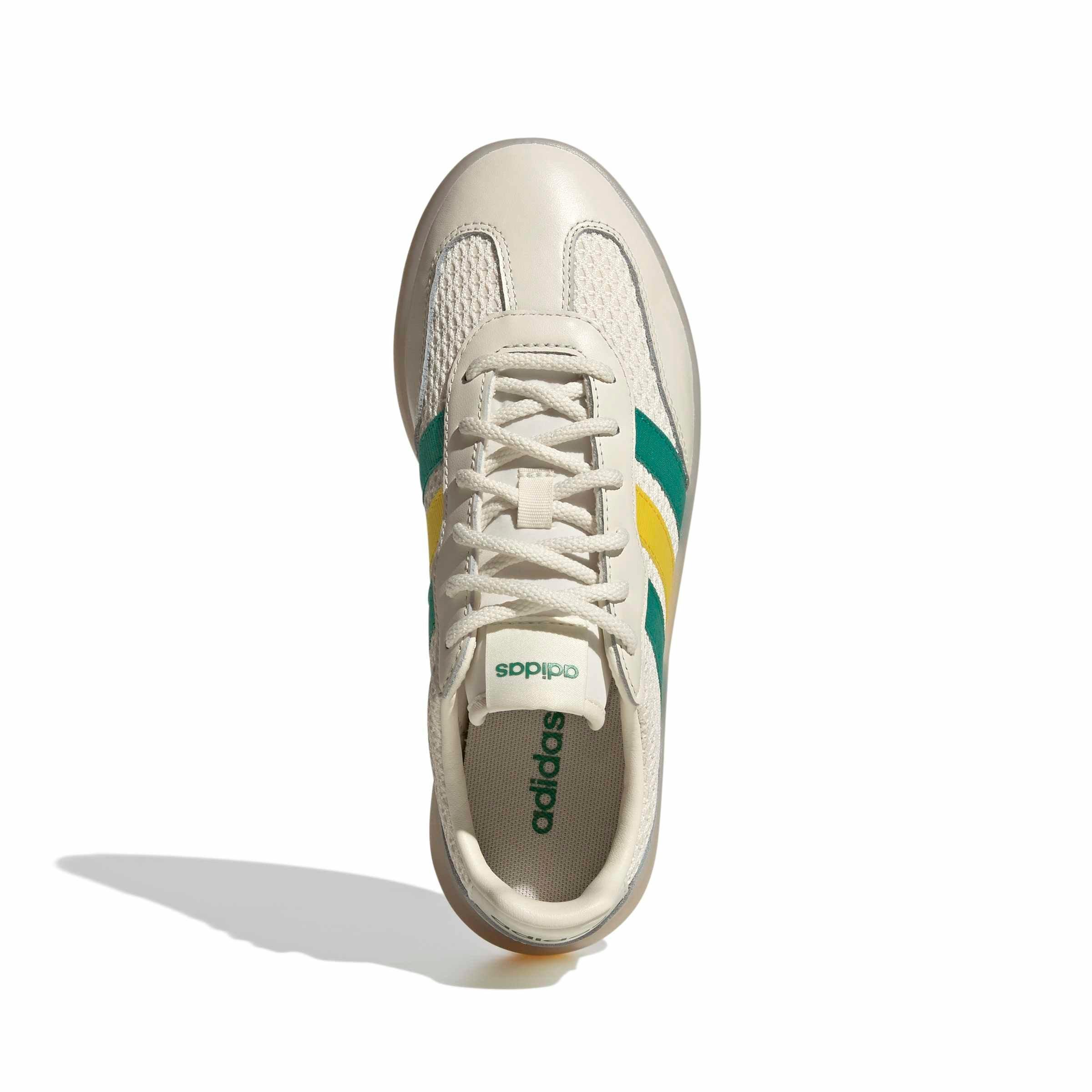 adidas Barreda Decode "Off White/Semi Court Green/Yellow" Women's Shoe - OFF WHITE/GREEN/YELLOW Thumbnail View 5