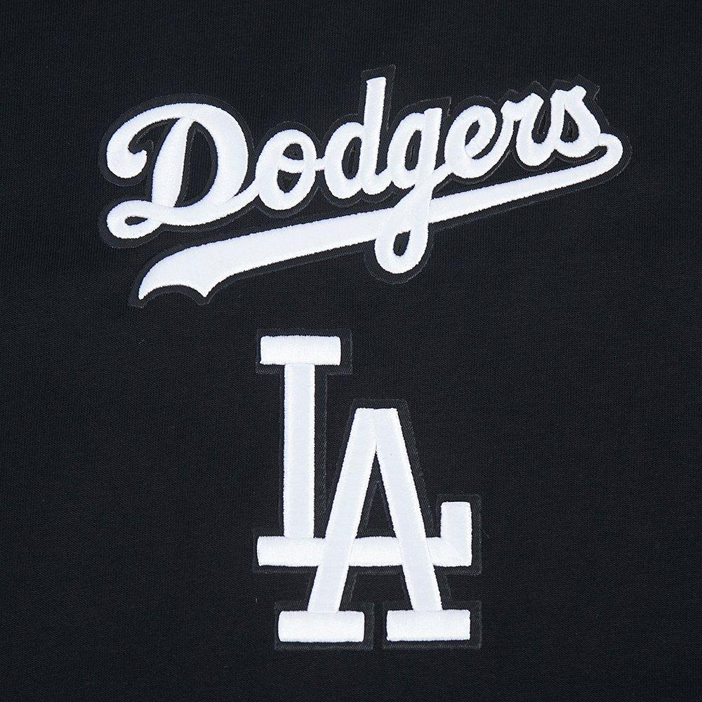 Pro Standard Men's MLB Los Angeles Dodgers Wingspan Drop Shoulder LS Tee V2 - Black - BLACK