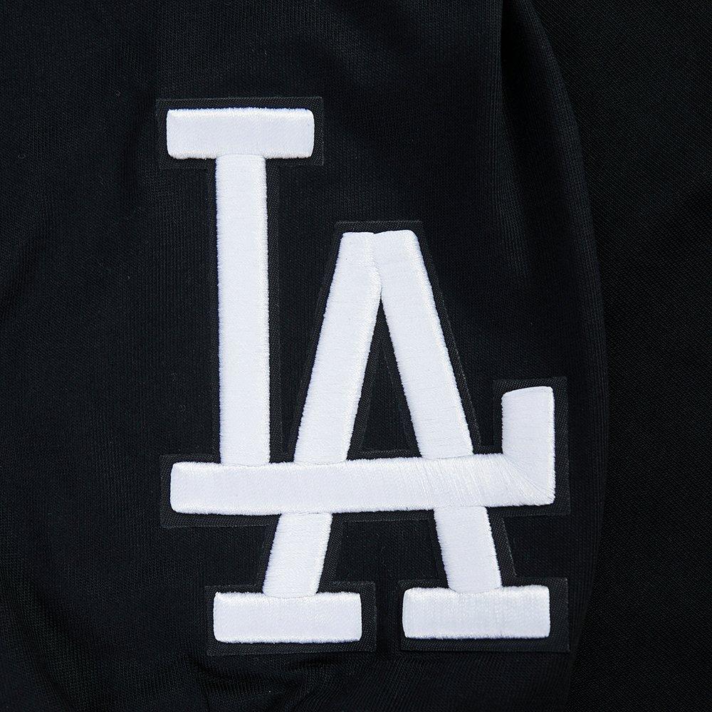 Pro Standard Men's MLB Los Angeles Dodgers Wingspan Drop Shoulder LS Tee V2 - Black - BLACK