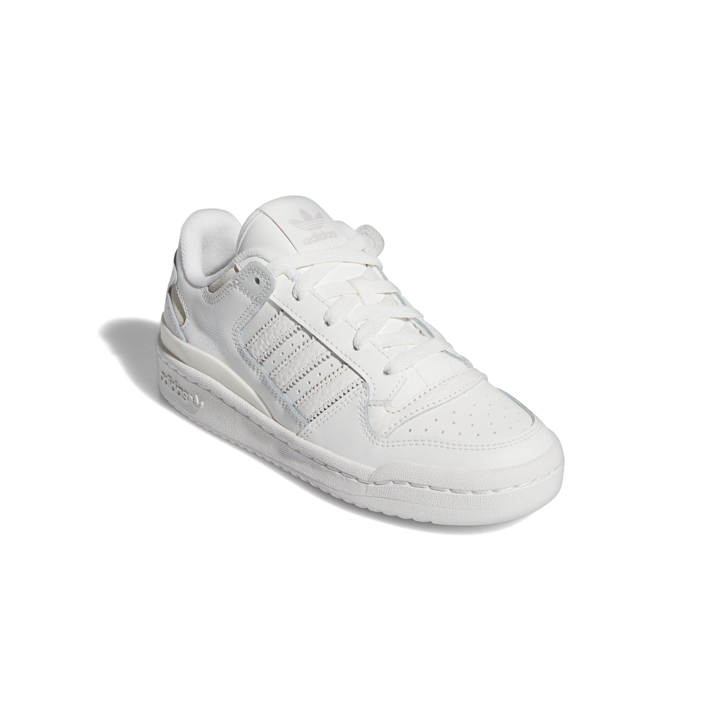 adidas Forum Low Classics Grade School Boys' "Core White/Ftwr White/Grey One" Shoe