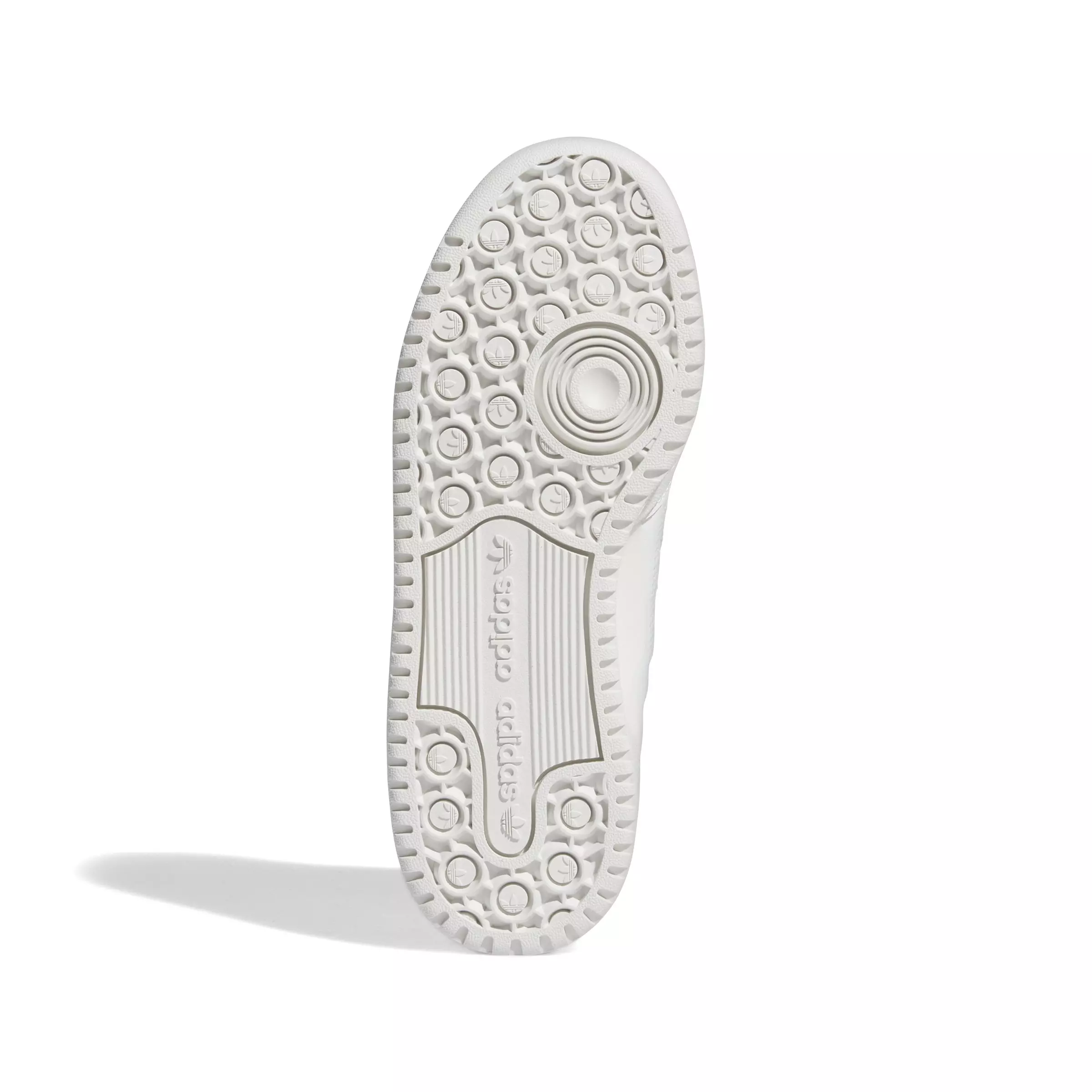 adidas Forum Low Classics "Core White/Ftwr White/Grey One" Grade School Boys' Shoe - WHITE/WHITE/GREY