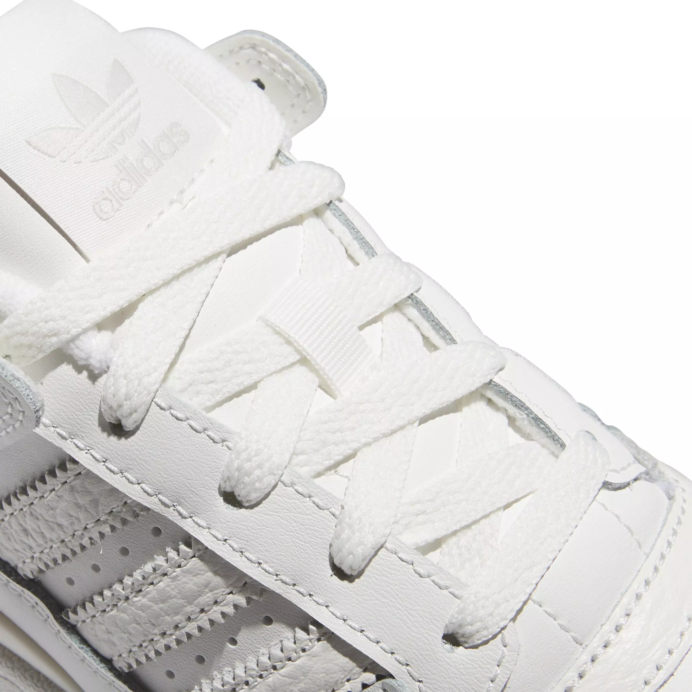 adidas Forum Low Classics "Core White/Ftwr White/Grey One" Grade School Boys' Shoe - WHITE/WHITE/GREY