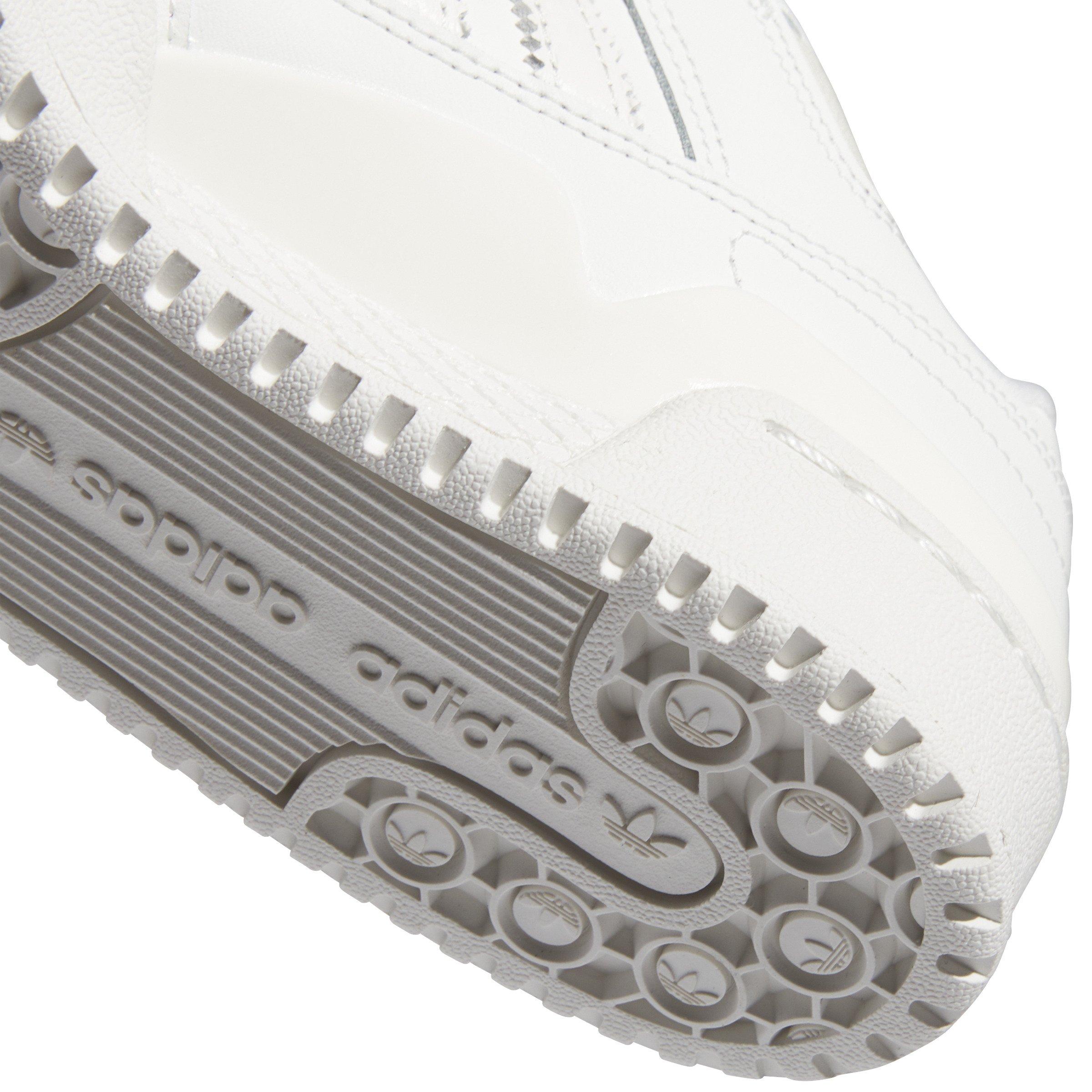 adidas Forum Low Classics Grade School Boys' "Core White/Ftwr White/Grey One" Shoe