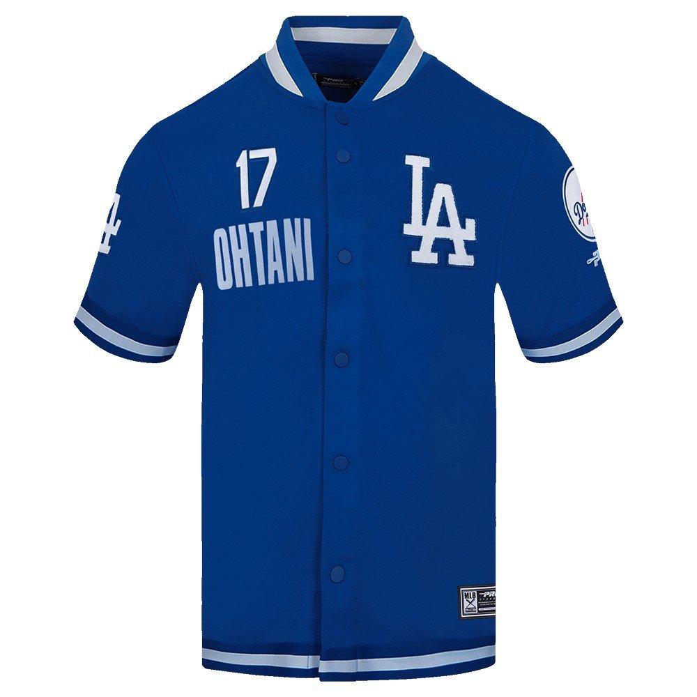 Pro Standard Men's MLB Los Angeles Dodgers Shohei Ohtani #17 Classic Warm Up Jacket - Blue - BLUE