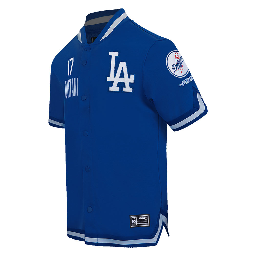 Pro Standard Men's MLB Los Angeles Dodgers Shohei Ohtani #17 Classic Warm Up Jacket - Blue - BLUE