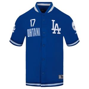 Pro Standard Men's MLB Los Angeles Dodgers Shohei Ohtani #17 Classic Warm Up Jacket - Blue - BLUE