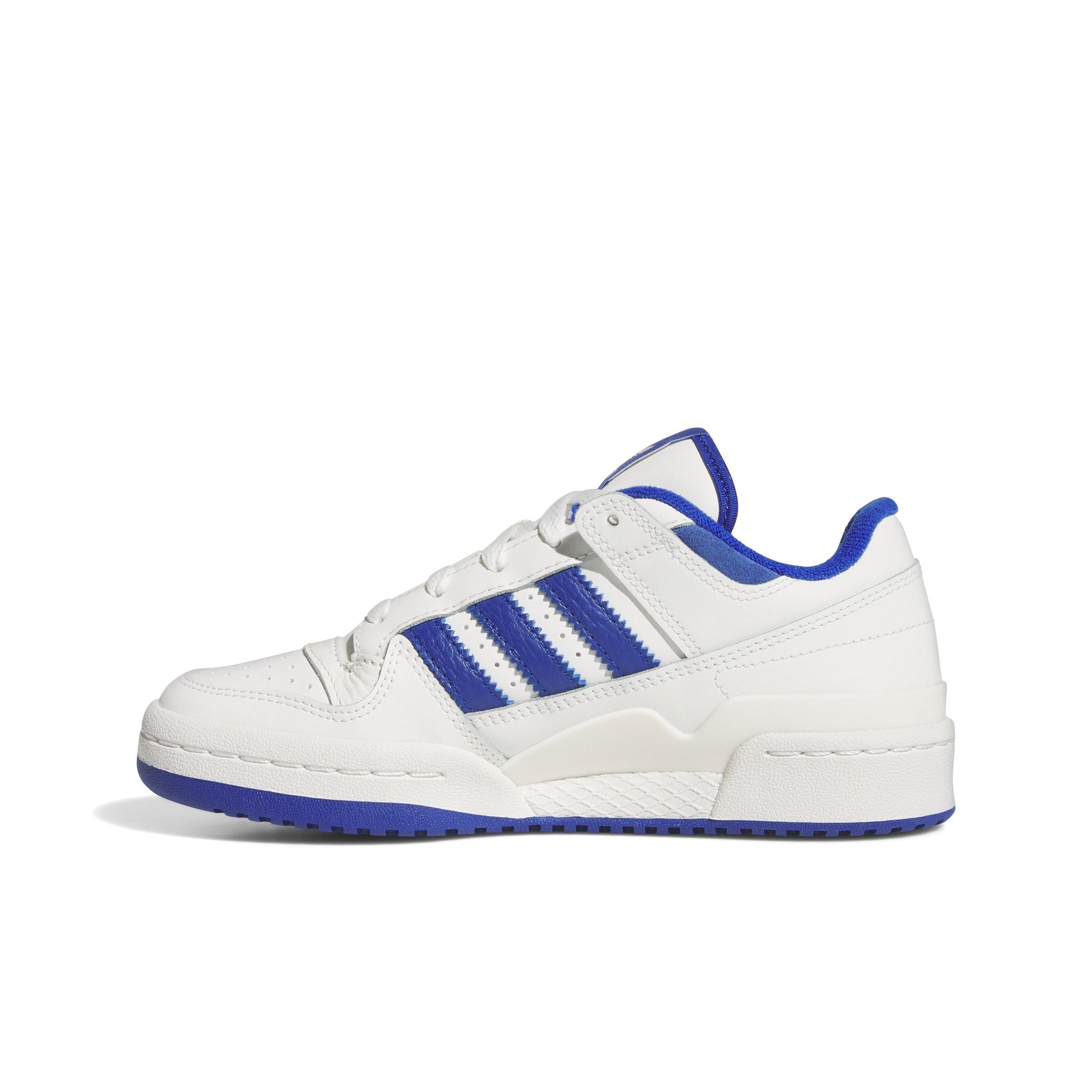 adidas Forum Low Classics Grade School Boys' "Core White/Team Royal Blue/Core White" Shoe